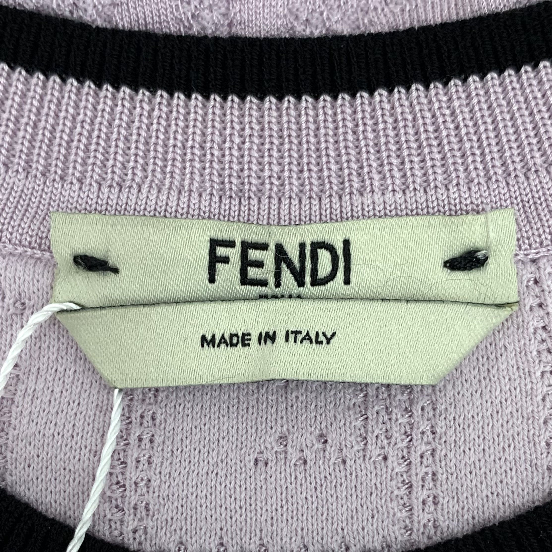 Fendi Fendi Cotton Knit T-Shirt (Size S) Size S / US 4 / IT 40 - 2 Thumbnail