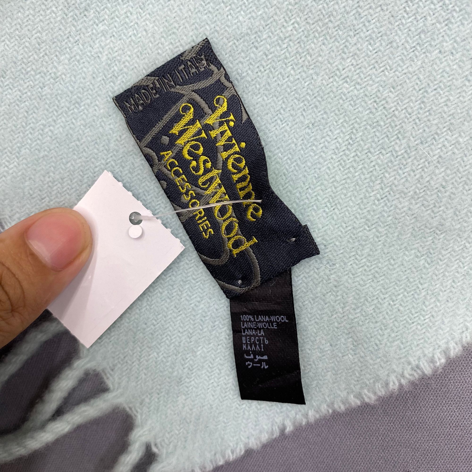 Vivienne Westwood Vintage Vivienne Westwood Scarf Muffler Orbs Wool Scarves Size ONE SIZE - 5 Thumbnail