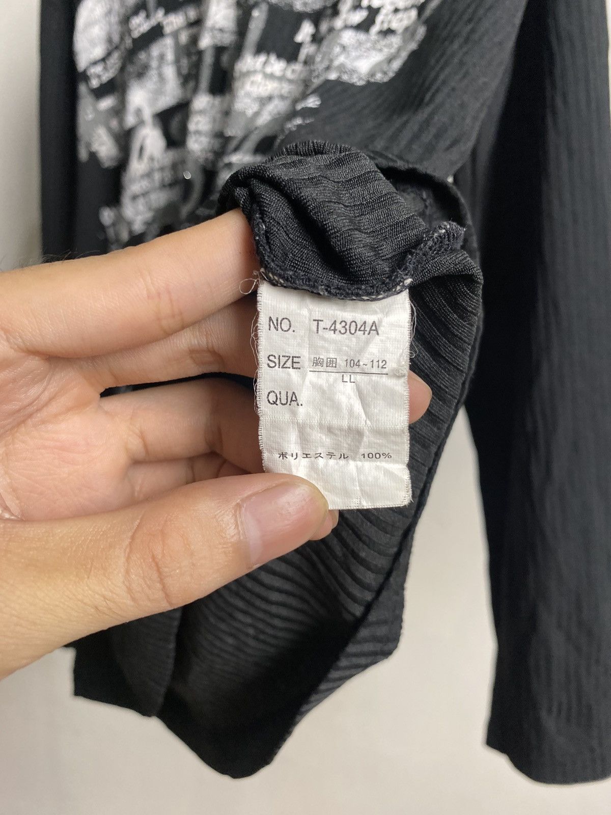 If Six Was Nine × Japanese Brand × Le Grande Bleu (L.G.B.) Black Label Poem Rock Longsleeve Size US L / EU 52-54 / 3 - 8 Thumbnail