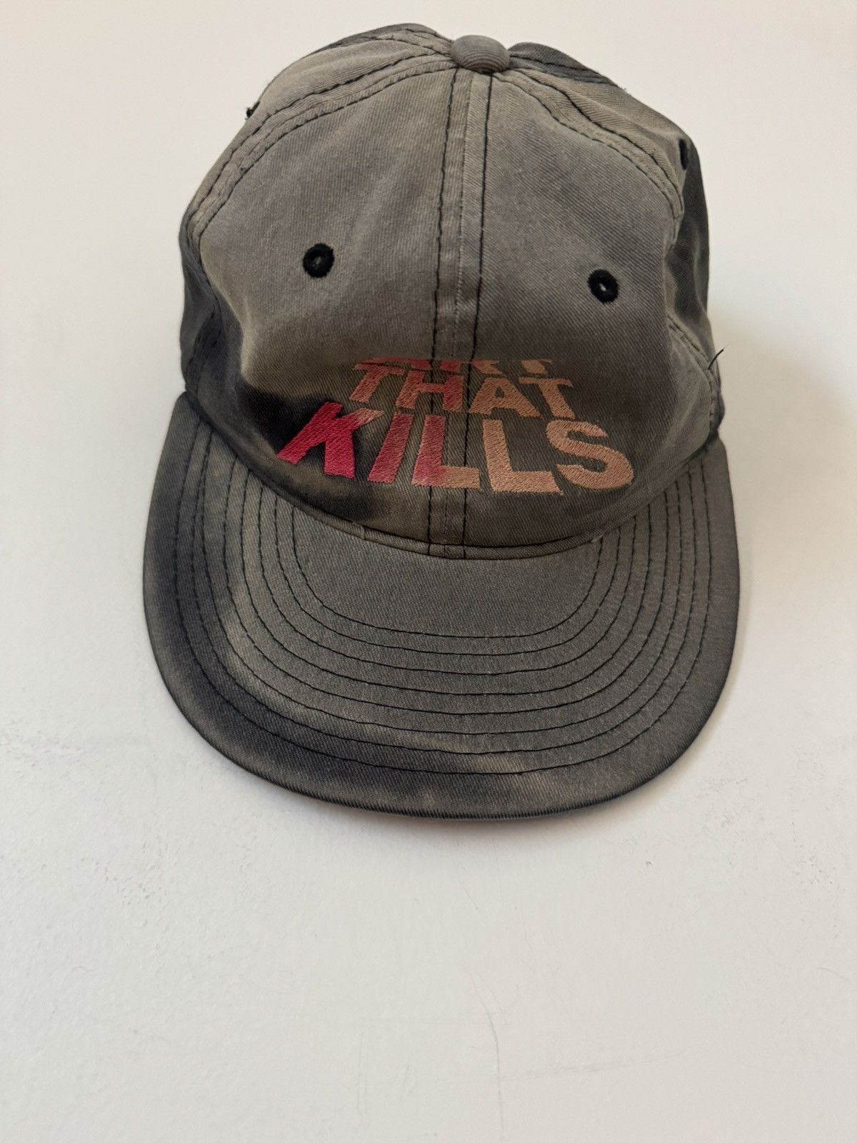 Gallery Dept. Gallery Dept. “Art That Kills” Sun Faded Hat – Red Logo Size ONE SIZE - 1 Thumbnail