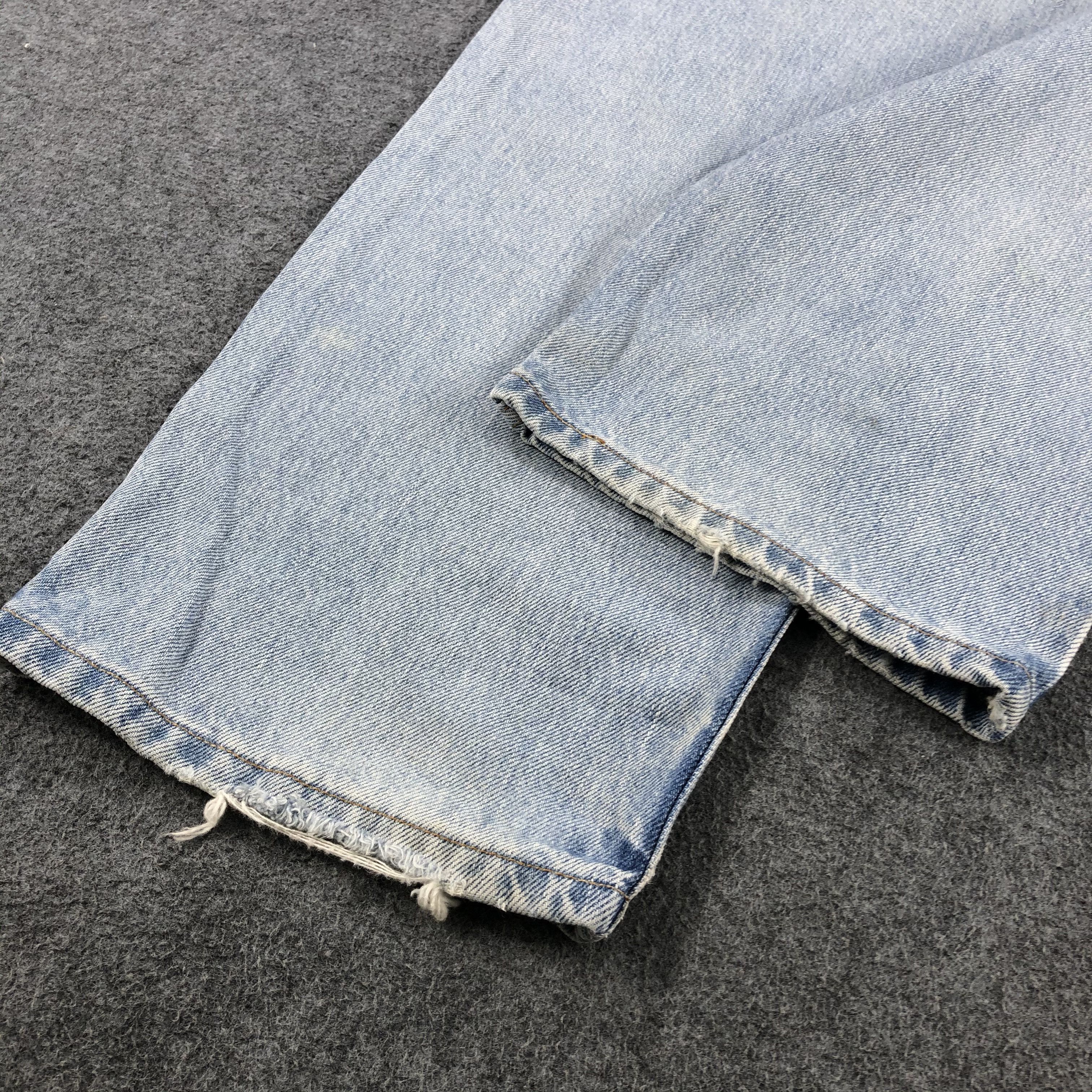 Levi's Vintage 90s Light Wash Levis 550 Jeans-J1985 Size US 40 / EU 56 - 6 Thumbnail