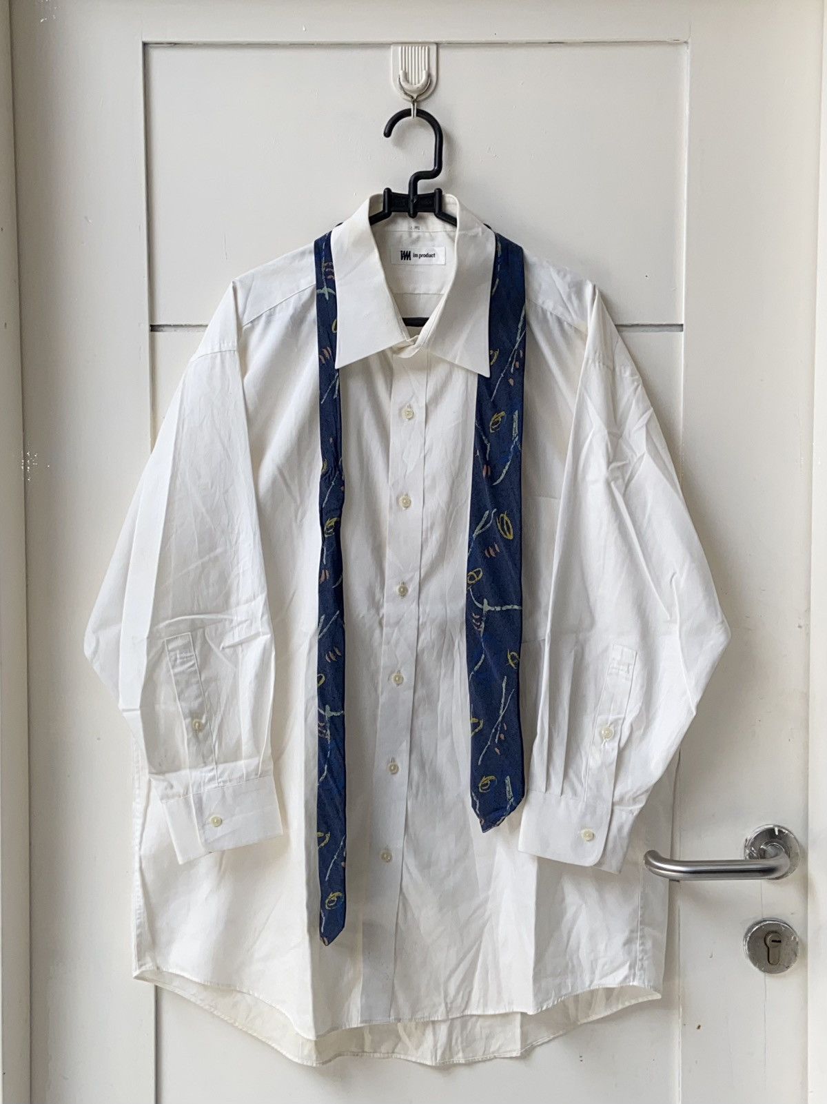 Issey Miyake Issey Miyake IM Product White 3/4 Sleeve Shirt Tie Size US L / EU 52-54 / 3 - 1 Thumbnail