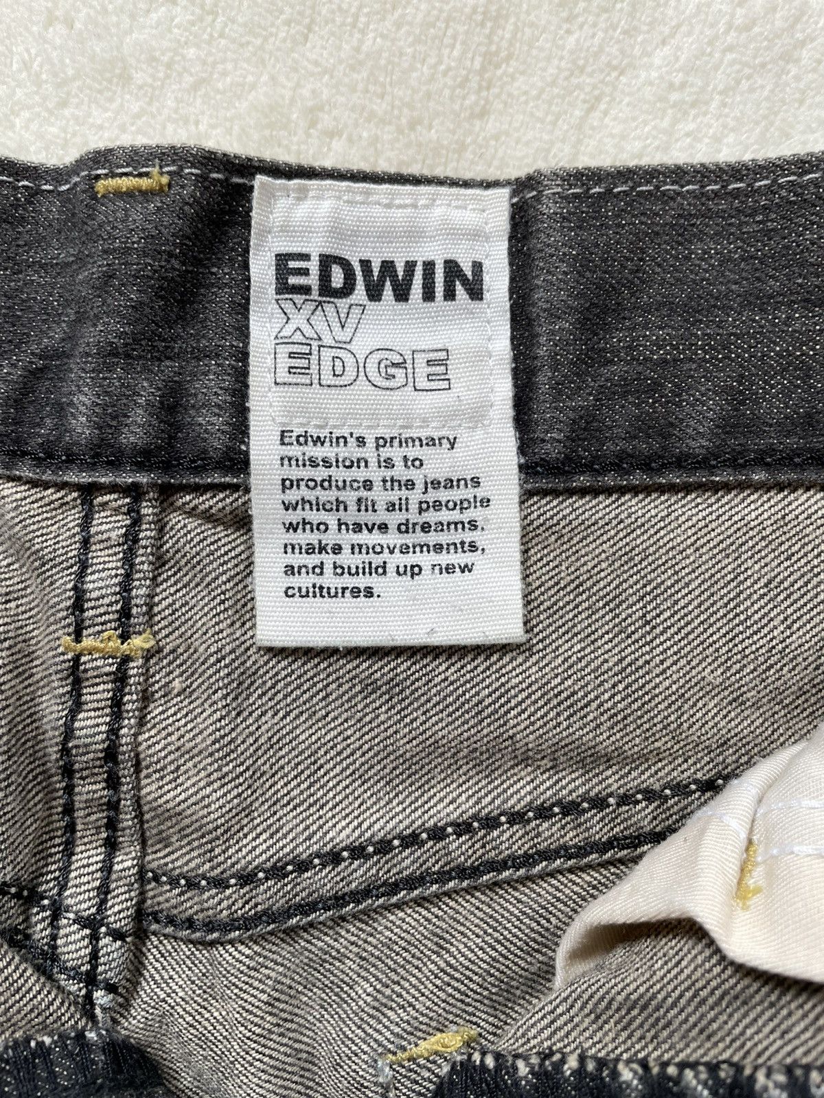 Edwin Vintage Edwin XV Edge Mudwash Dark Colour Denim Jeans Size US 29 - 7 Thumbnail