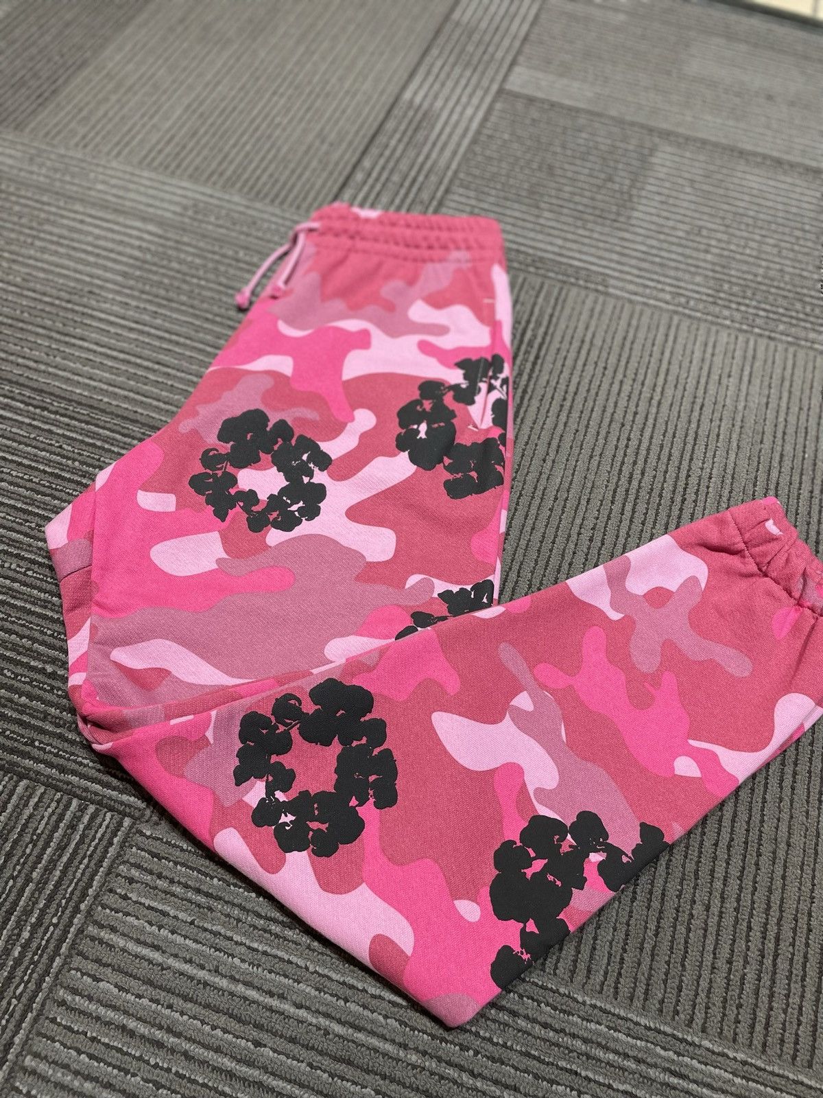 DENIM TEARS Small Denim Tears Sweatpants Pink Camo Size US 30 / EU 46 - 2 Thumbnail