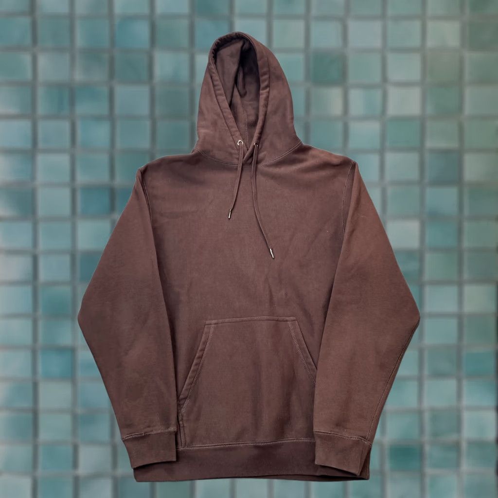 Palace VINTAGE Shoe Palace Hoodie Mens L Brown Pullover Hoodie with Hooded, Lined, Pockets, Drawstring, Crew Neck, City, Classic, Preppy Size US L / EU 52-54 / 3 - 1 Thumbnail