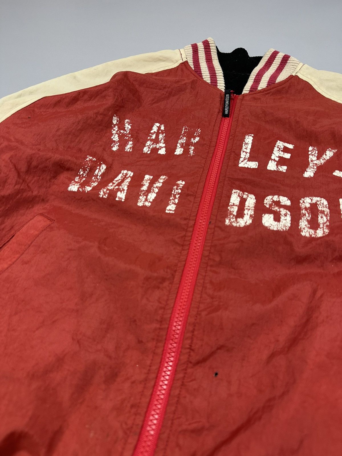 Harley Davidson × Vintage Vintage Harley Davidson Varsity Jacket Size US L / EU 52-54 / 3 - 9 Thumbnail