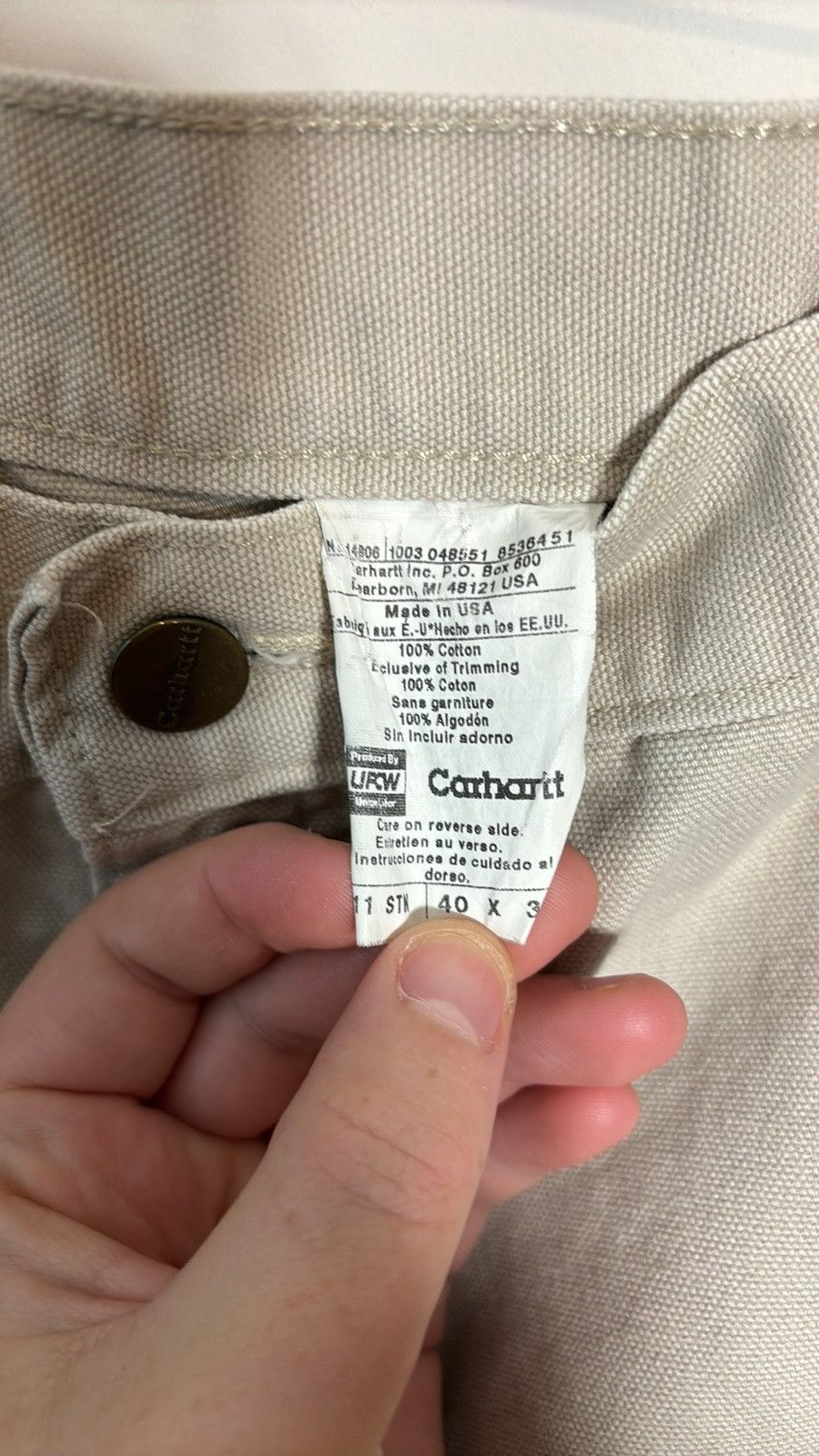 Carhartt × Vintage Vintage Carhartt Pants Size US 38 / EU 54 - 3 Thumbnail