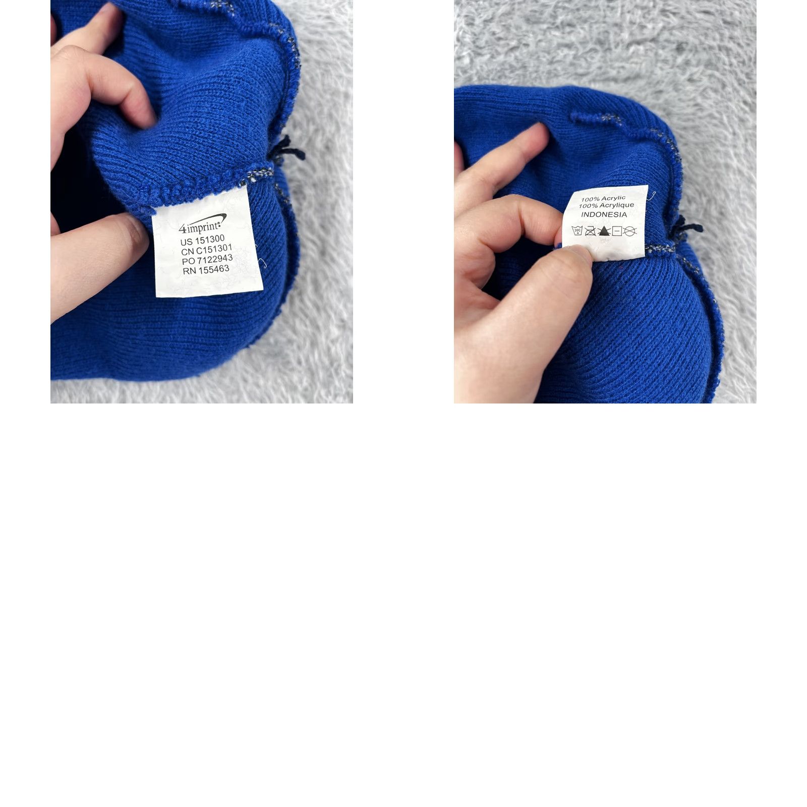 Greats Crossland Beanie Toque Knit Acrylic Gray Stripe Adult Unisex A Size ONE SIZE - 8 Thumbnail