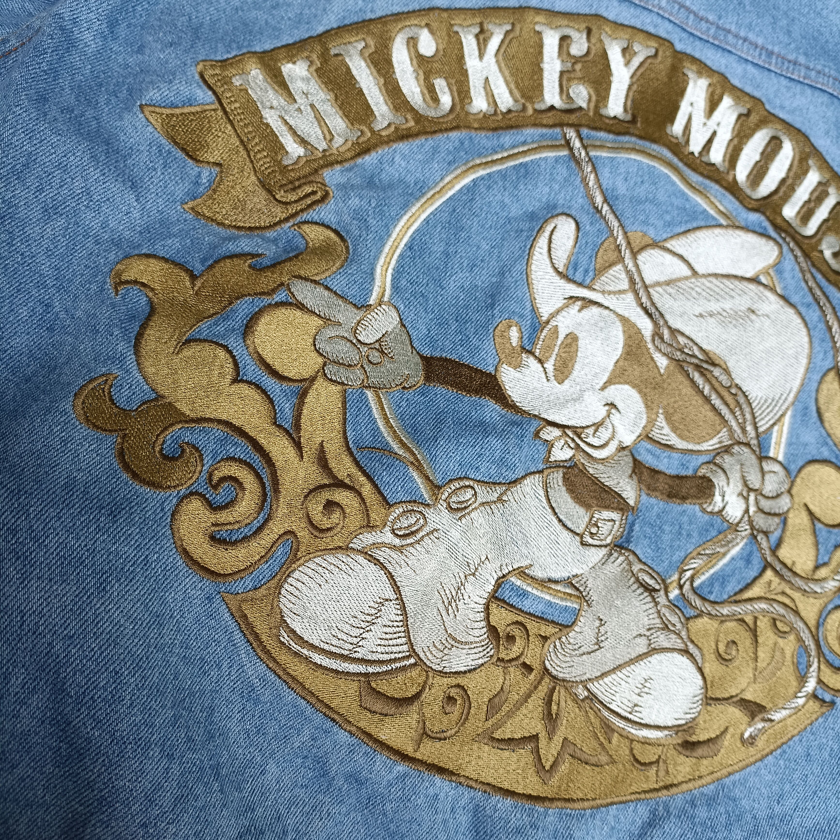 Disney Vintage Disney Mickey Mouse Cowboy Denim Jacket Embroidery Size US M / EU 48-50 / 2 - 5 Thumbnail