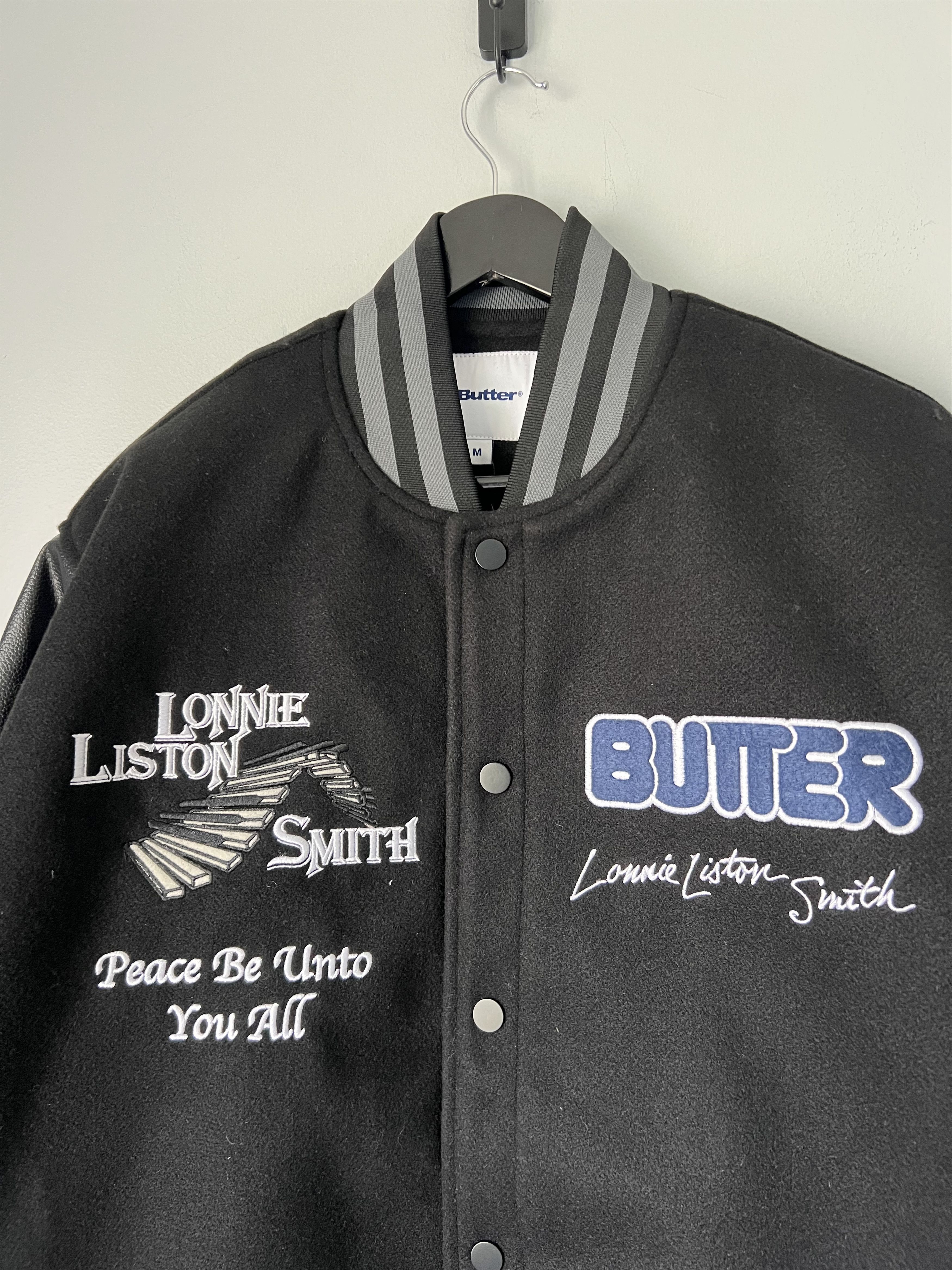 Butter Goods Butter Goods Lonnie Liston Smith Varsity Jacket in Black Size US M / EU 48-50 / 2 - 2 Thumbnail