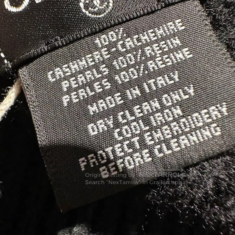 Chanel Chanel Sloan letter cashmere scarf Size ONE SIZE - 4 Thumbnail