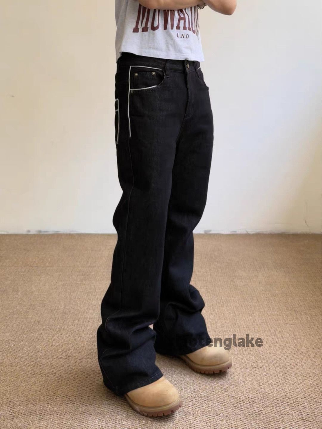 Jean xz asaprocky travisscott style punk grunge denim jeans Size US 30 / EU 46 - 5 Thumbnail