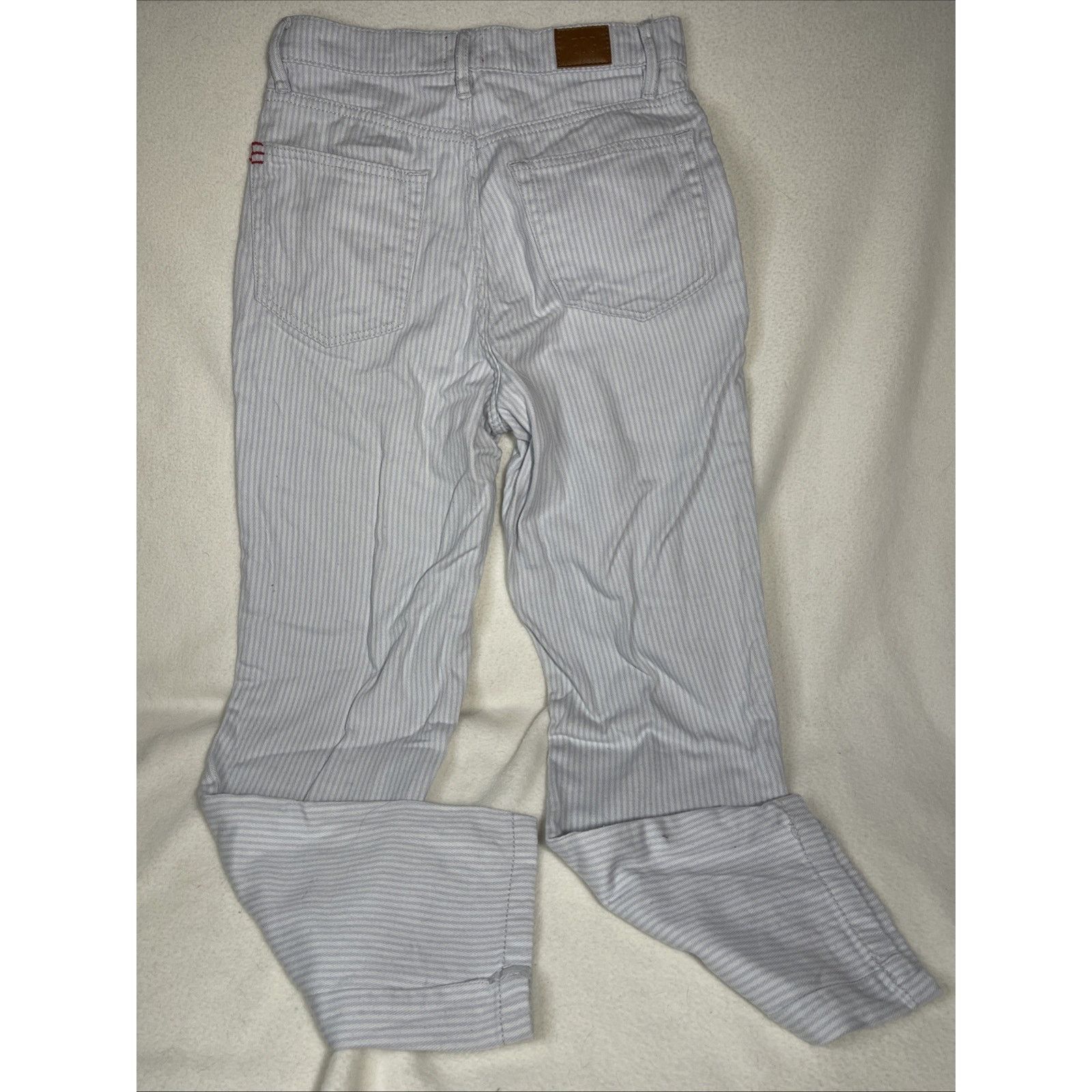 Bdg BDG Slim Straight Sz25 Jeans Button Fly Soft Denim Pinstripe Size 25" / US 0 / IT 36 - 3 Thumbnail