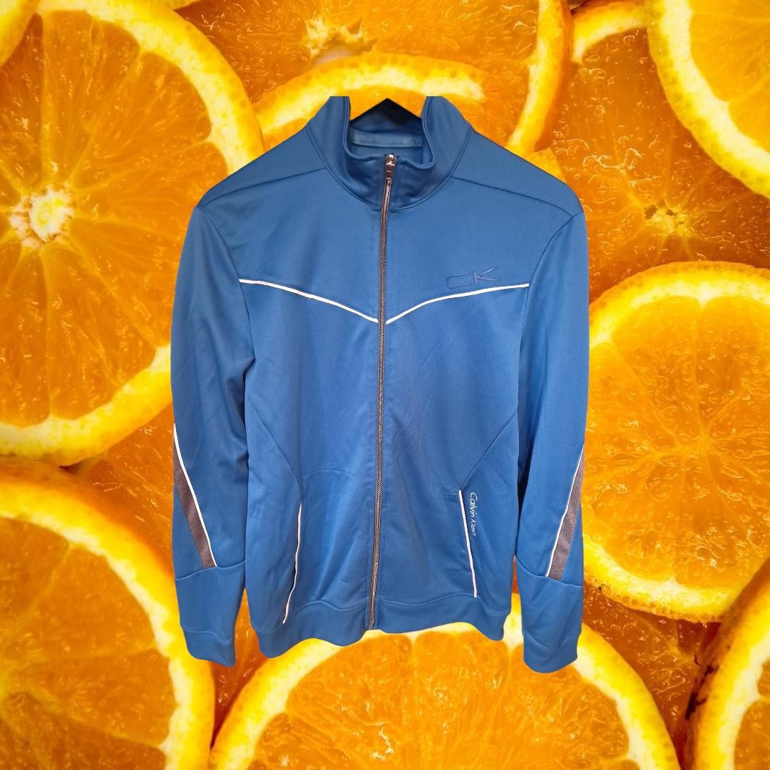 Calvin Klein Calvin Klein Blue Track Jacket Size Small Size US S / EU 44-46 / 1 - 1 Thumbnail