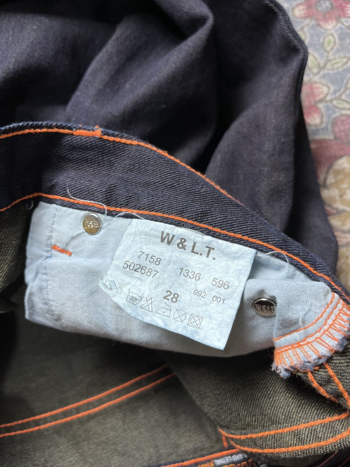 Walter Van Beirendonck W&LT Kiss The Future Navy Jeans Size US 28 / EU 44 - 8 Thumbnail
