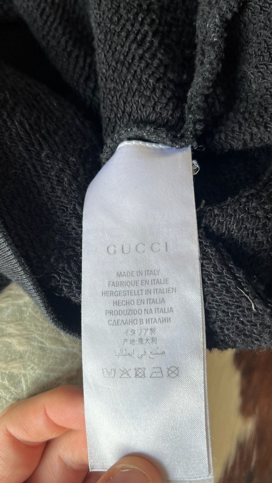 Gucci Gucci Multicolor belt logo hoodie Size US L / EU 52-54 / 3 - 5 Thumbnail