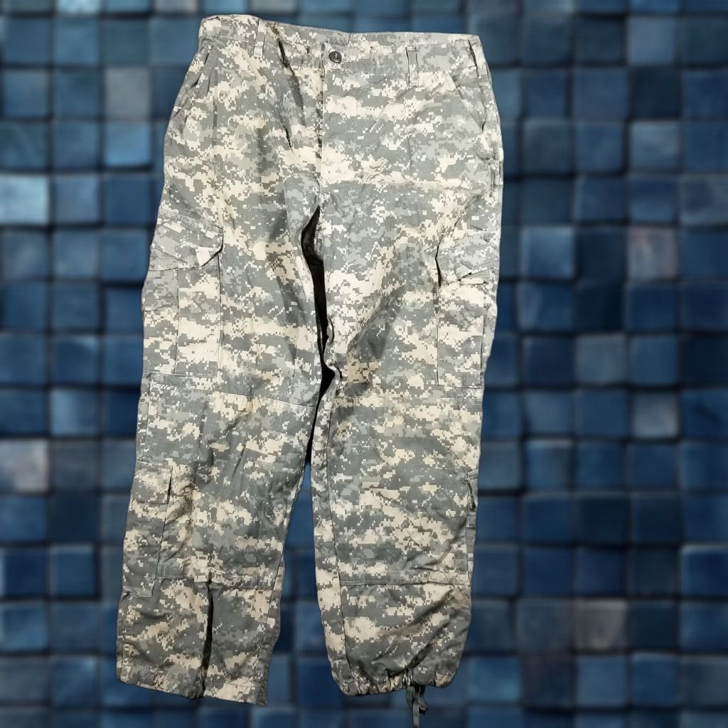 Vintage VINTAGE Army ACU Pants Mens Medium Short Camouflage Ripstop Cargo Military Tactical Men Size US 31 - 1 Thumbnail