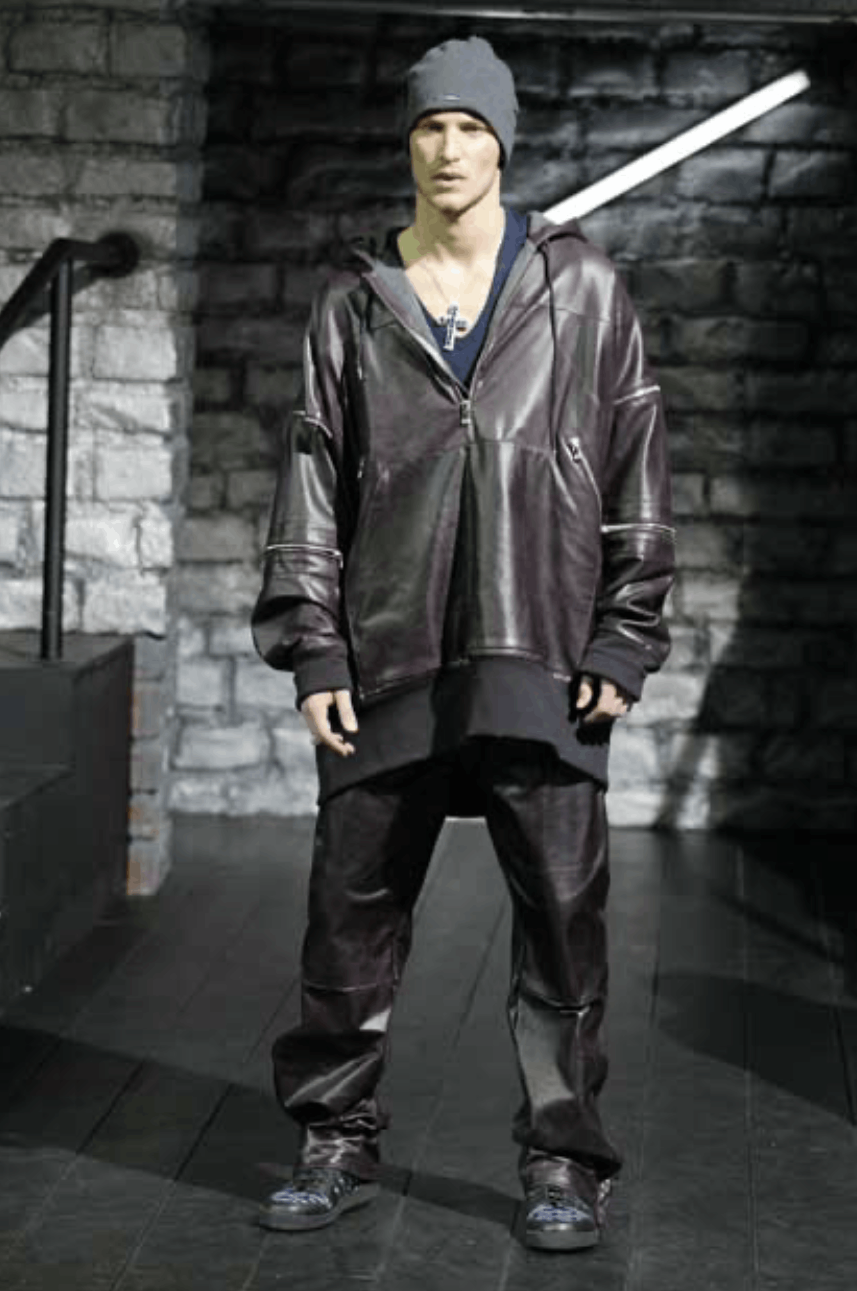Dolce & Gabbana Dolce & Gabbana AW 2003 Goat Leather Hoodie Size US L / EU 52-54 / 3 - 2 Thumbnail