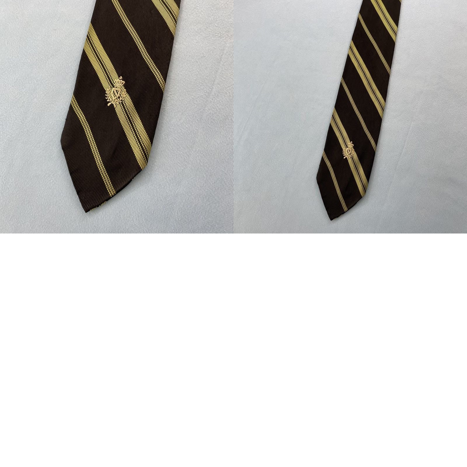 Vintage VINTAGE Repp Necktie Striped Tie Green Black Crest Weave Regimental 3x60 Wear Tie Size ONE SIZE - 10 Thumbnail