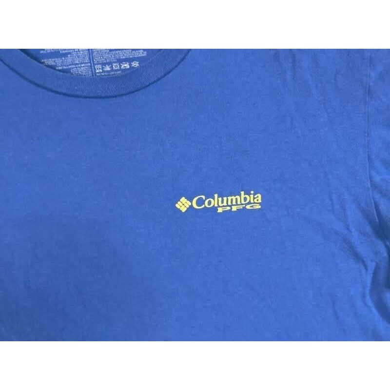 Columbia Columbia Shirt Adult Mens Large Blue PFG Performance Fishing Size US L / EU 52-54 / 3 - 4 Thumbnail