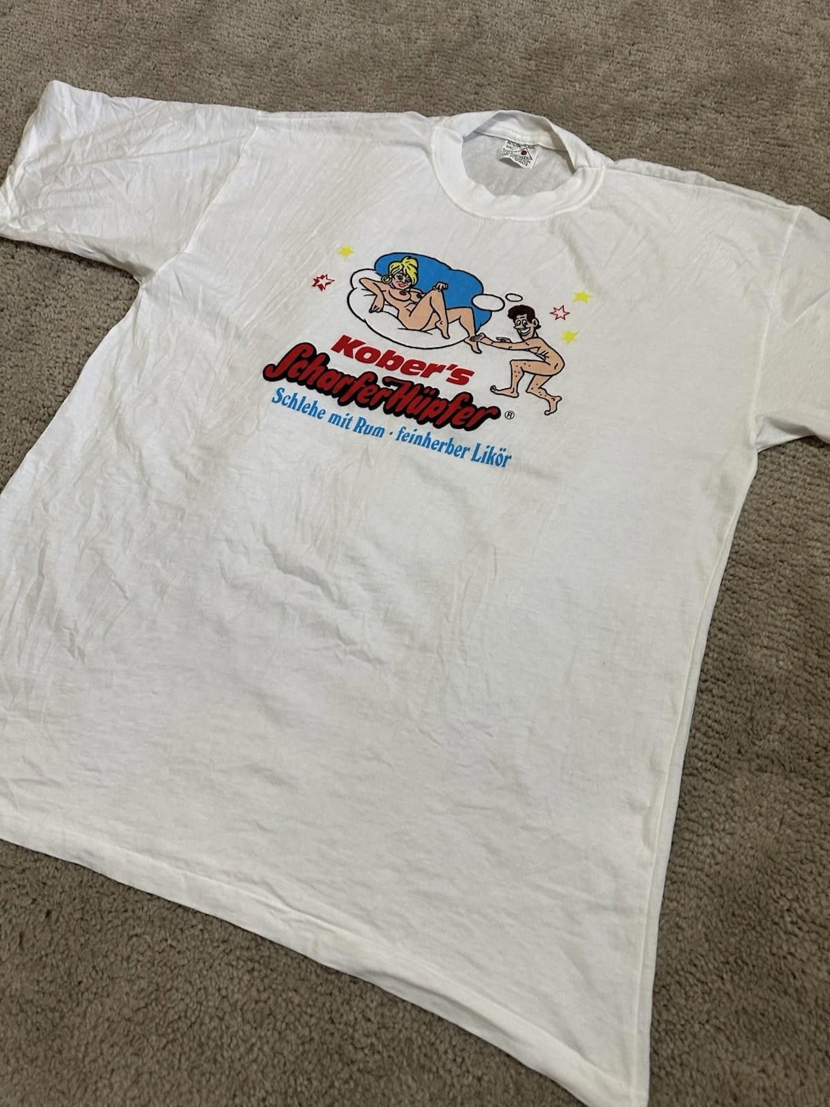 The Unbranded Brand Vintage Kober’s : Scharfer Hupfer Beer Rum Promo Tees XXL Size US XXL / EU 58 / 5 - 3 Thumbnail