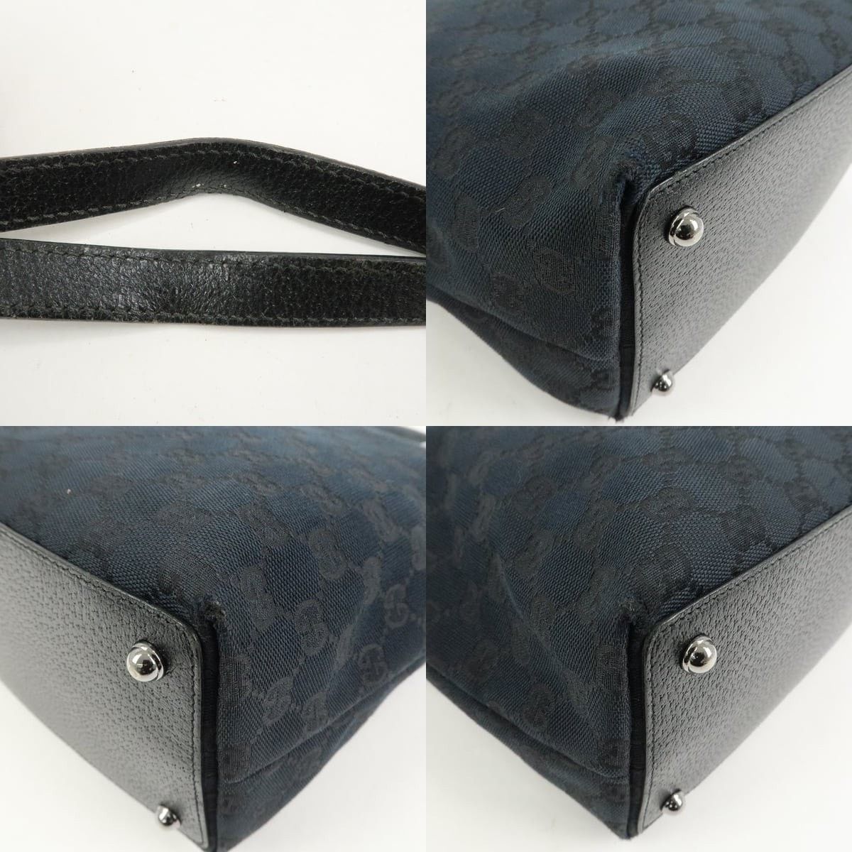 Gucci Gucci GG Canvas Shoulder Bag Black Size ONE SIZE - 5 Thumbnail