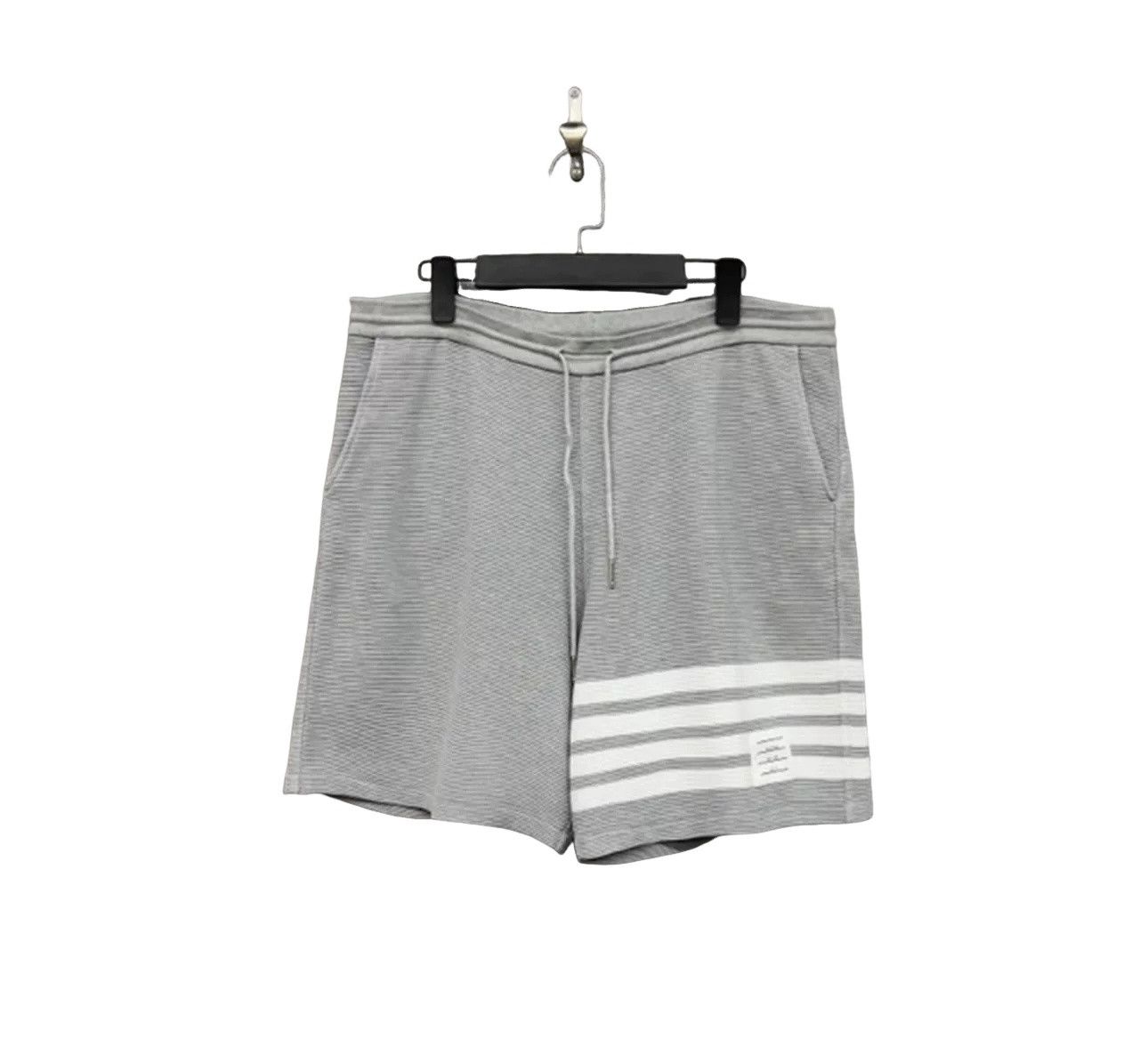 Thom Browne Thom Browne Waffle Knit 4-Bar Shorts Size 5 Size US 38 / EU 54 - 1 Thumbnail