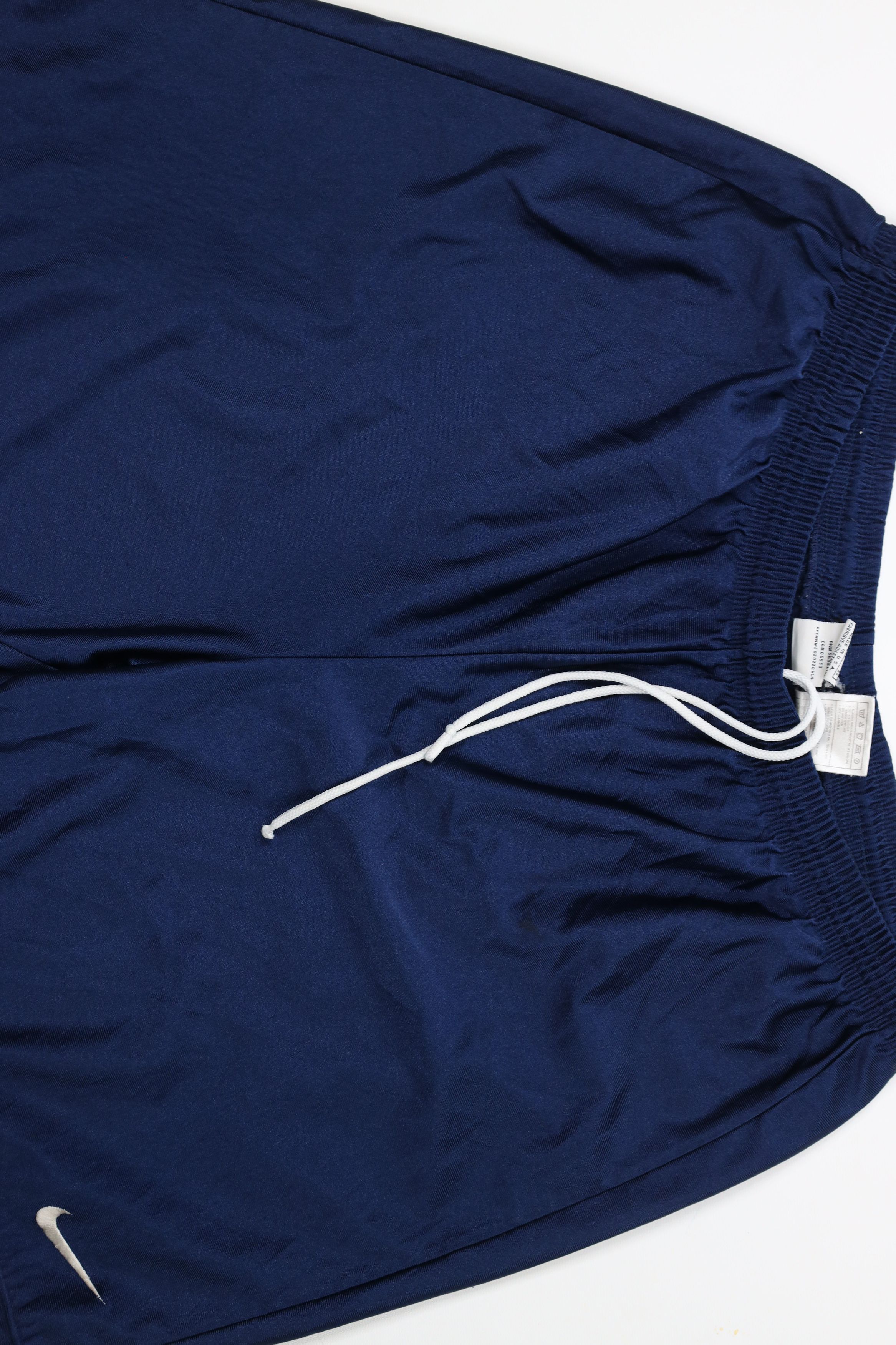 Nike × Vintage Vintage 90s Nike Mini Swoosh Above Knee Shorts Blue USA Size US 36 / EU 52 - 3 Thumbnail