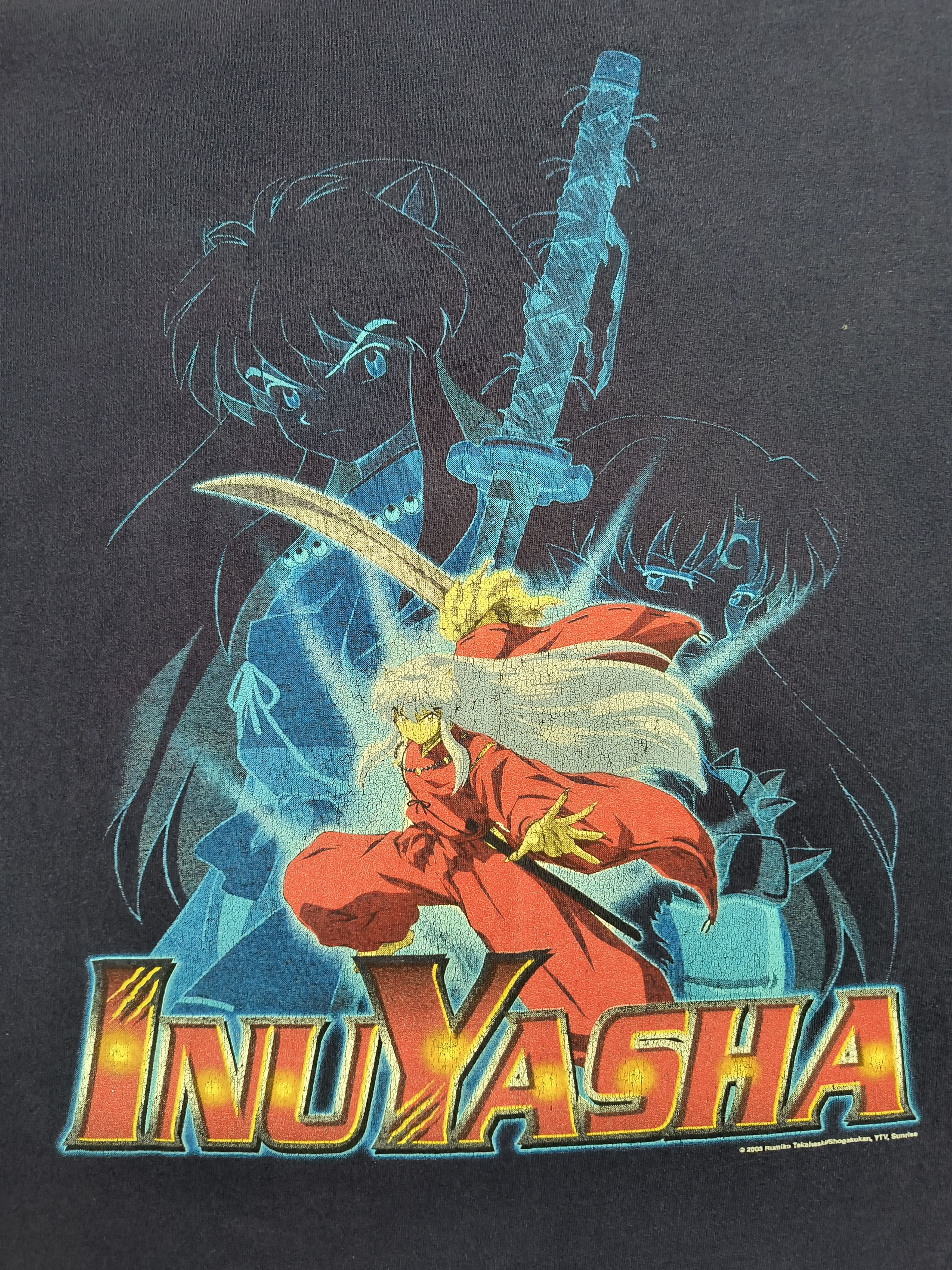 Delta Vintage Y2K Inuyasha 2003 tee Size US XL / EU 56 / 4 - 1 Thumbnail
