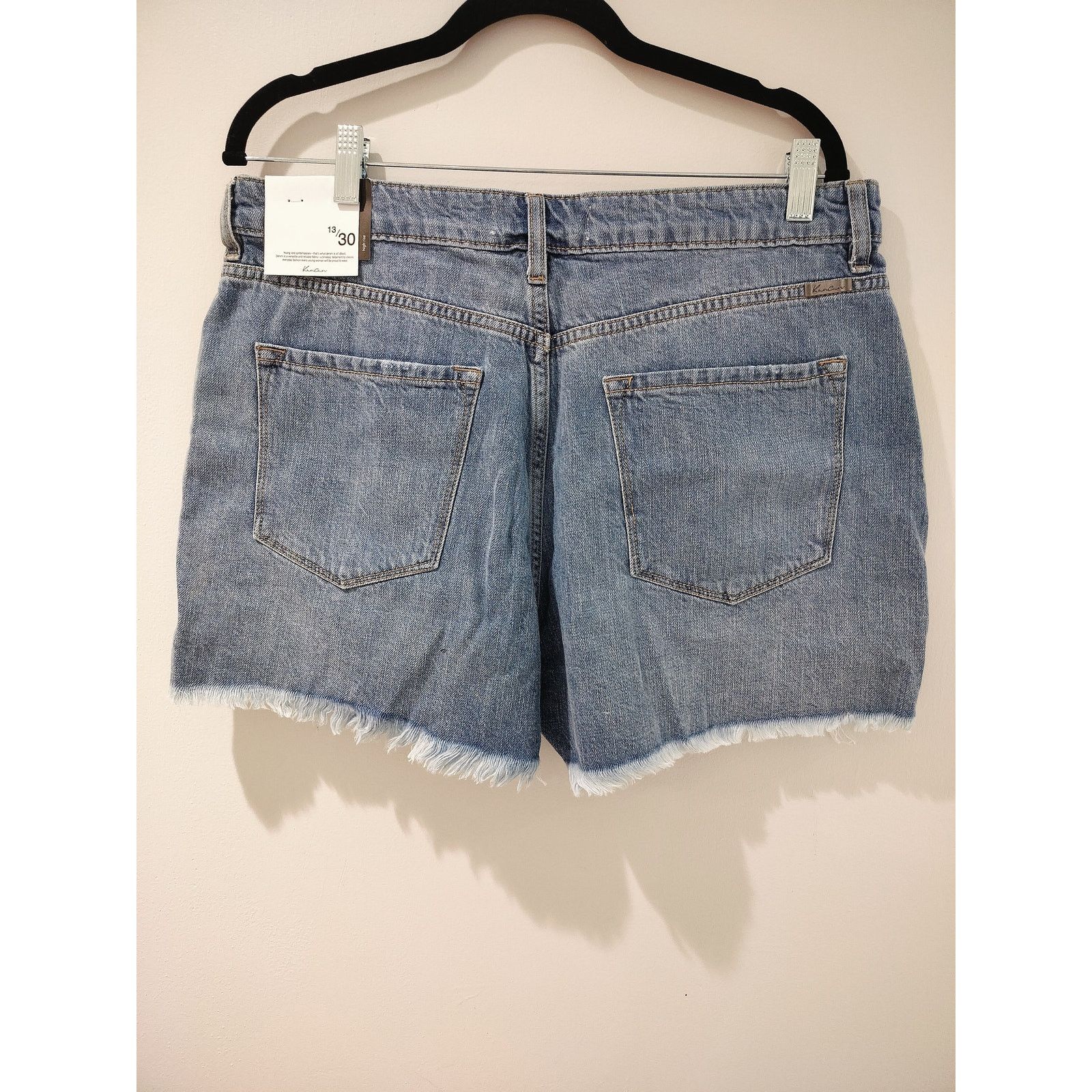 Other KanCan High Rise Distressed Shorts Light Wash Size 13 * Size 30" / US 8 / IT 44 - 4 Thumbnail