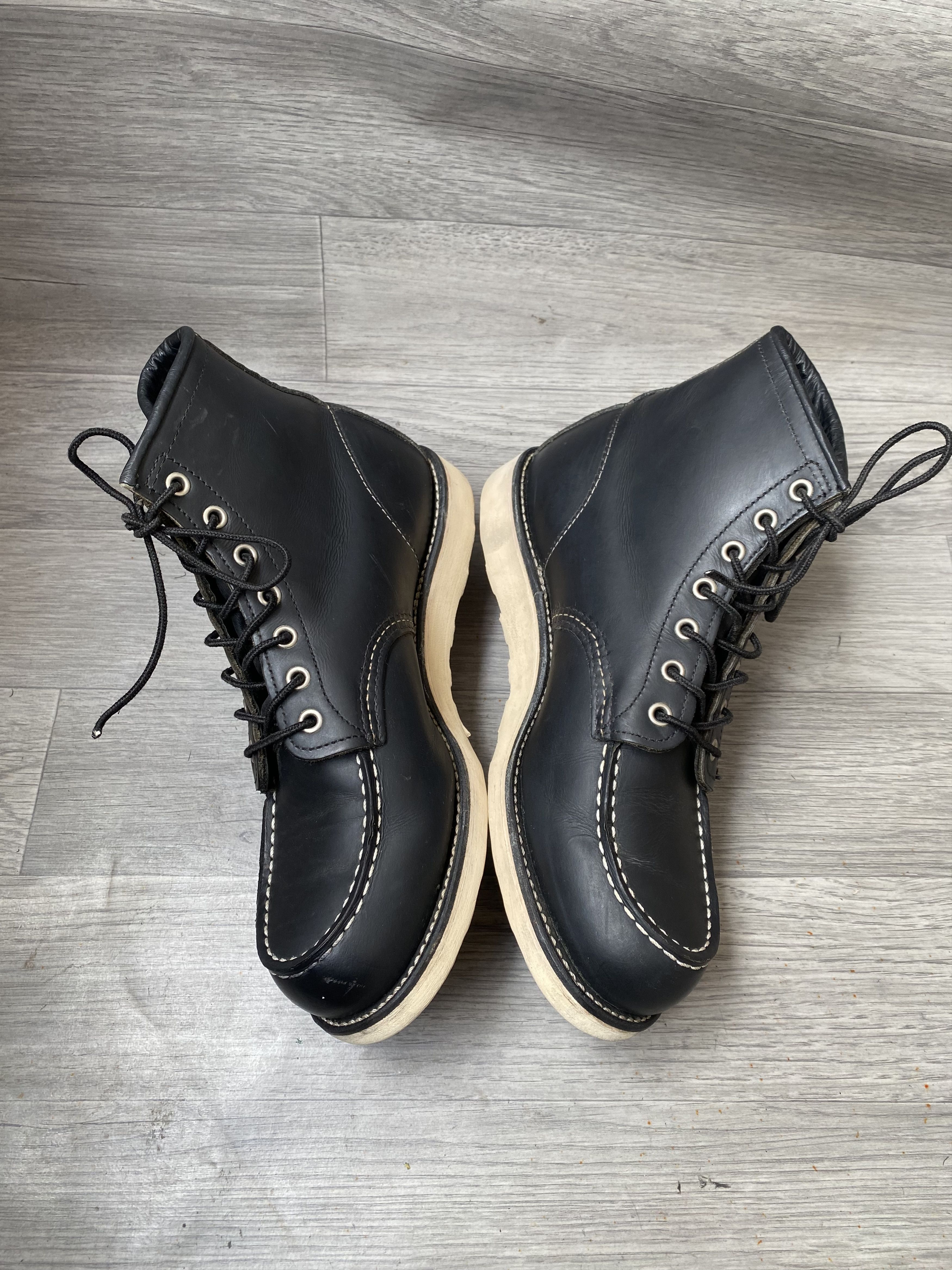 Red Wing Red wing moc-toe black leather boots us 8.5 Size US 8.5 / EU 41-42 - 9 Thumbnail