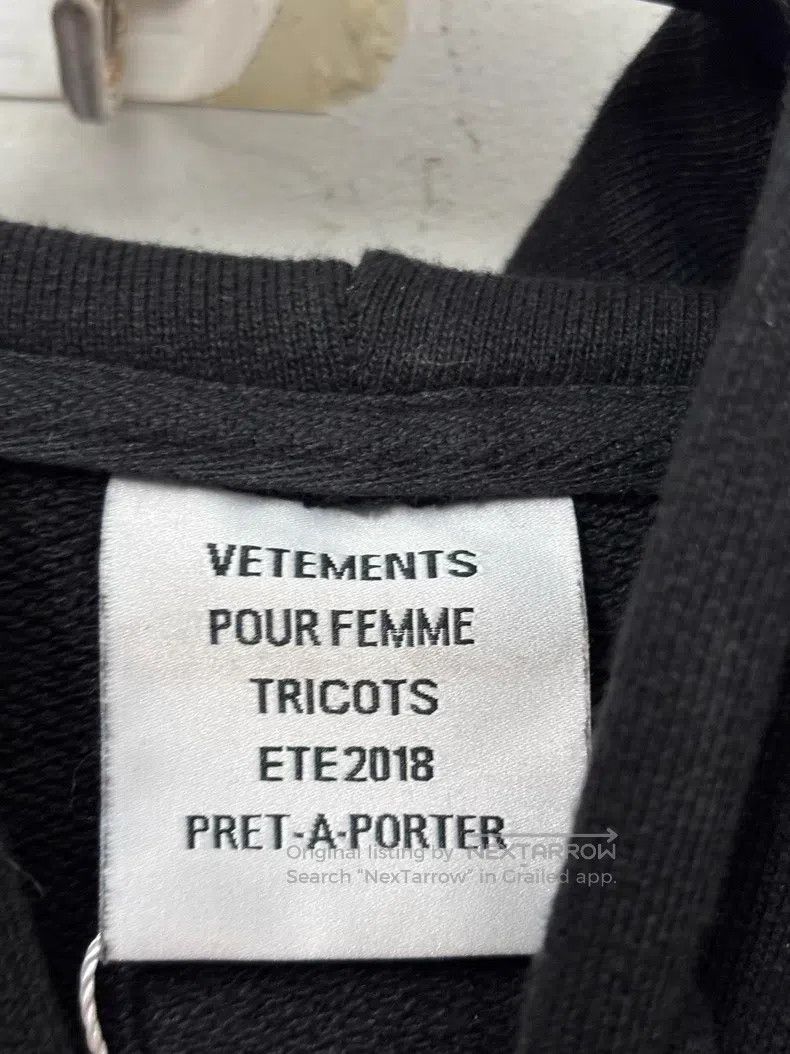 Vetements VETEMENTS Sweatshirt Black Size US L / EU 52-54 / 3 - 6 Thumbnail