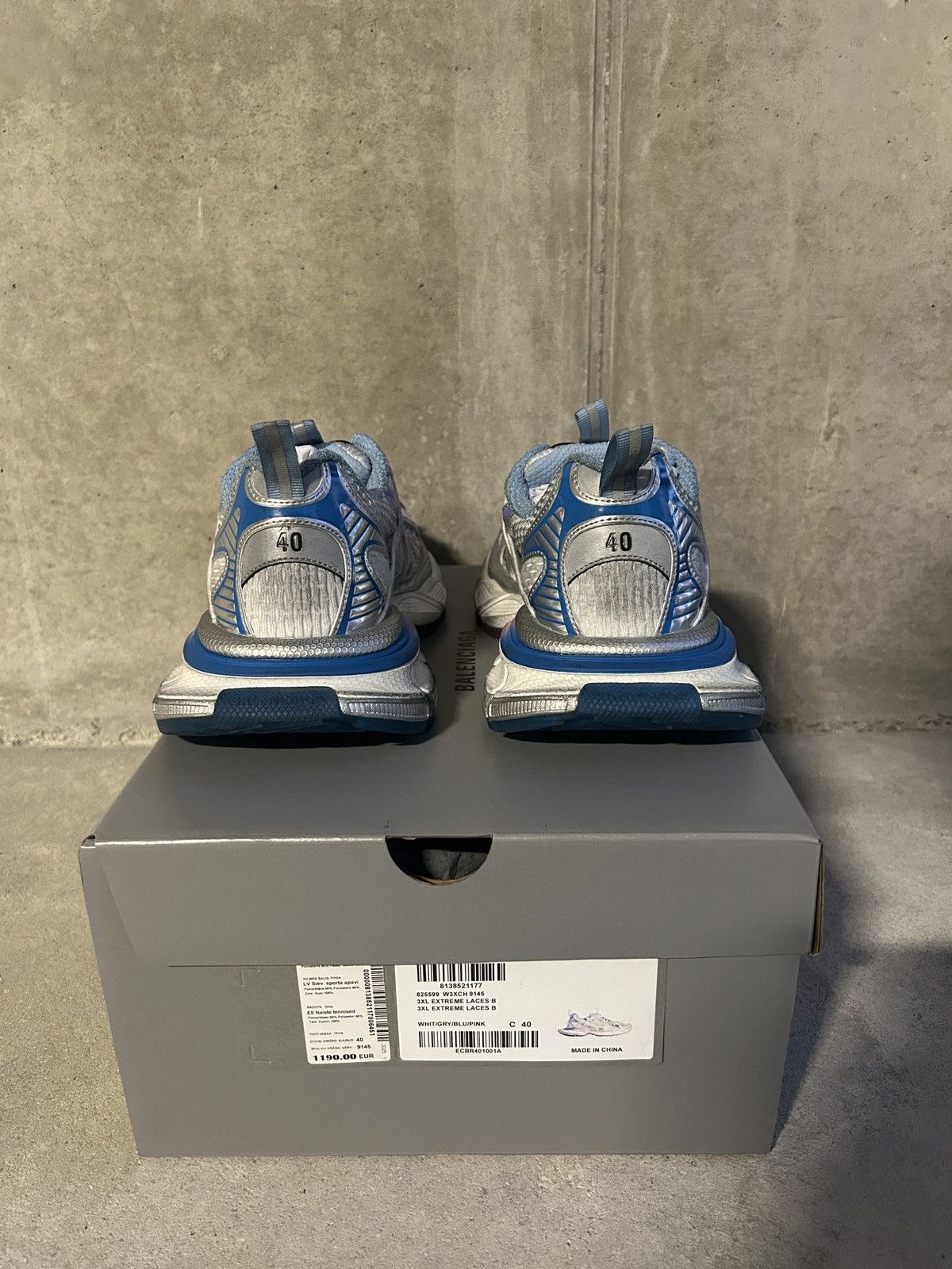 Balenciaga Balenciaga 3 XL Extreme Lace sneakers Size US 8 / EU 41 - 9 Thumbnail