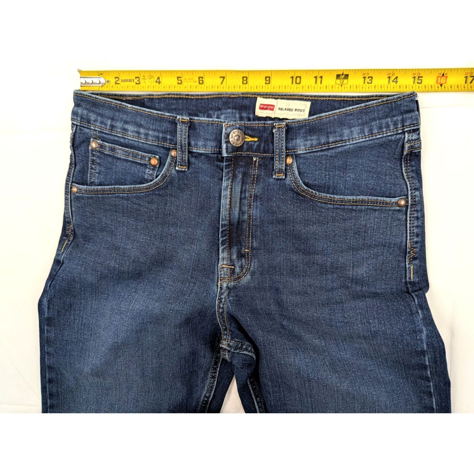 Wrangler Wrangler Relaxed Bootcut Blue Denim Jeans Men 30x32 Stretch Cotton Slim? No Size US 30 / EU 46 - 5 Thumbnail