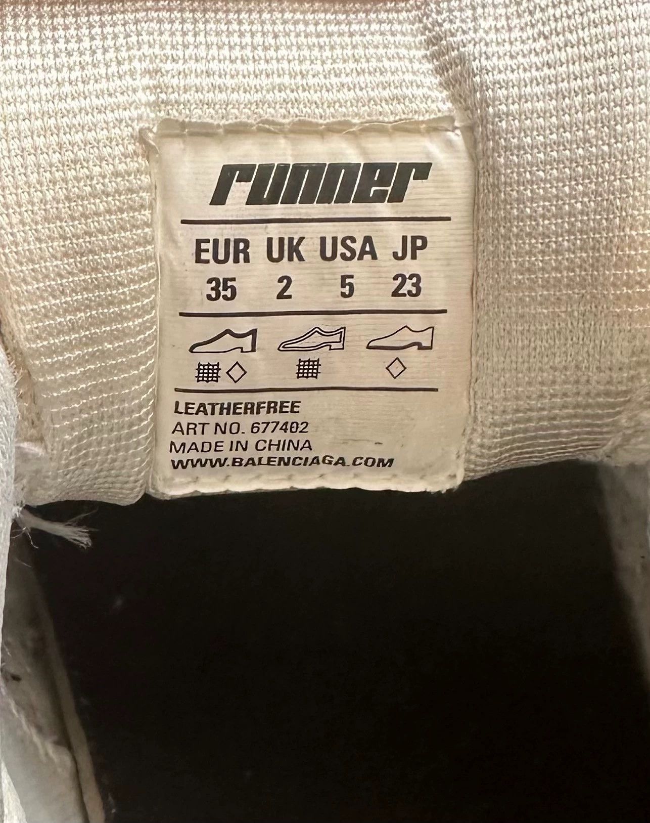 Balenciaga Balenciaga Runner Wine Red 37 Near New Bieber Size US 5 / IT 35 - 3 Thumbnail