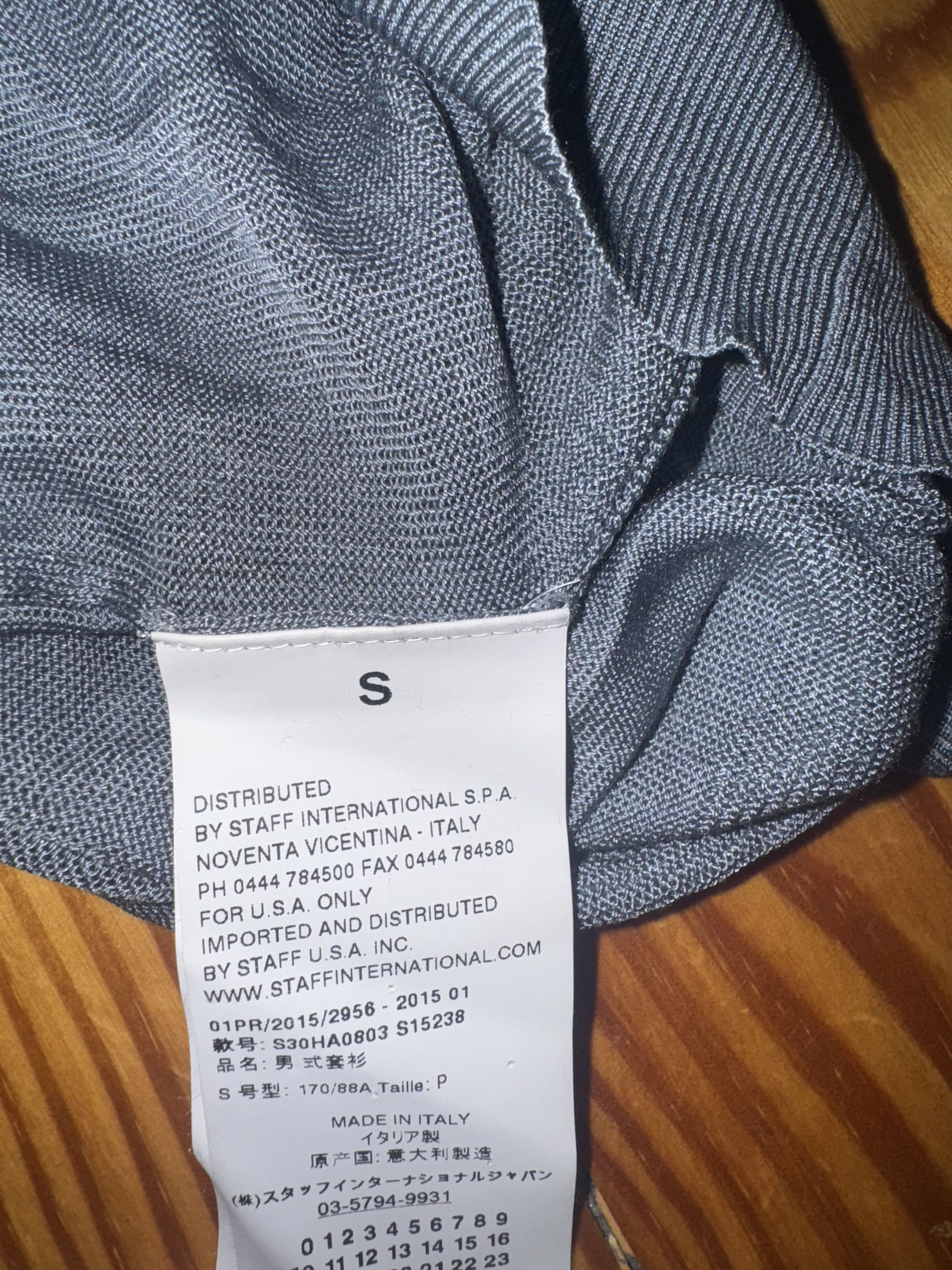 Maison Margiela 2015 Blue SIlk Polo Size US S / EU 44-46 / 1 - 3 Thumbnail