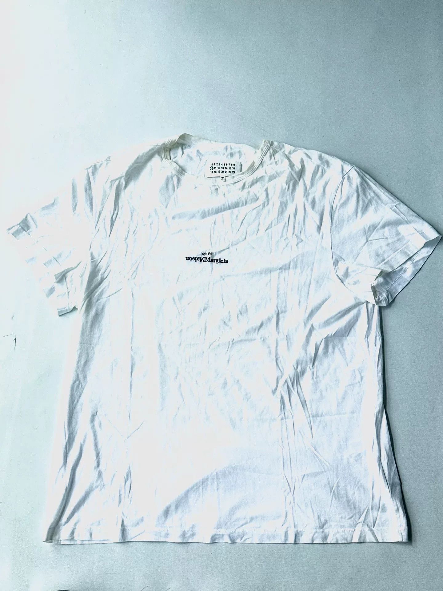 Maison Margiela Maison Margiela MMM Reversed Logo Tee Size US L / EU 52-54 / 3 - 1 Thumbnail