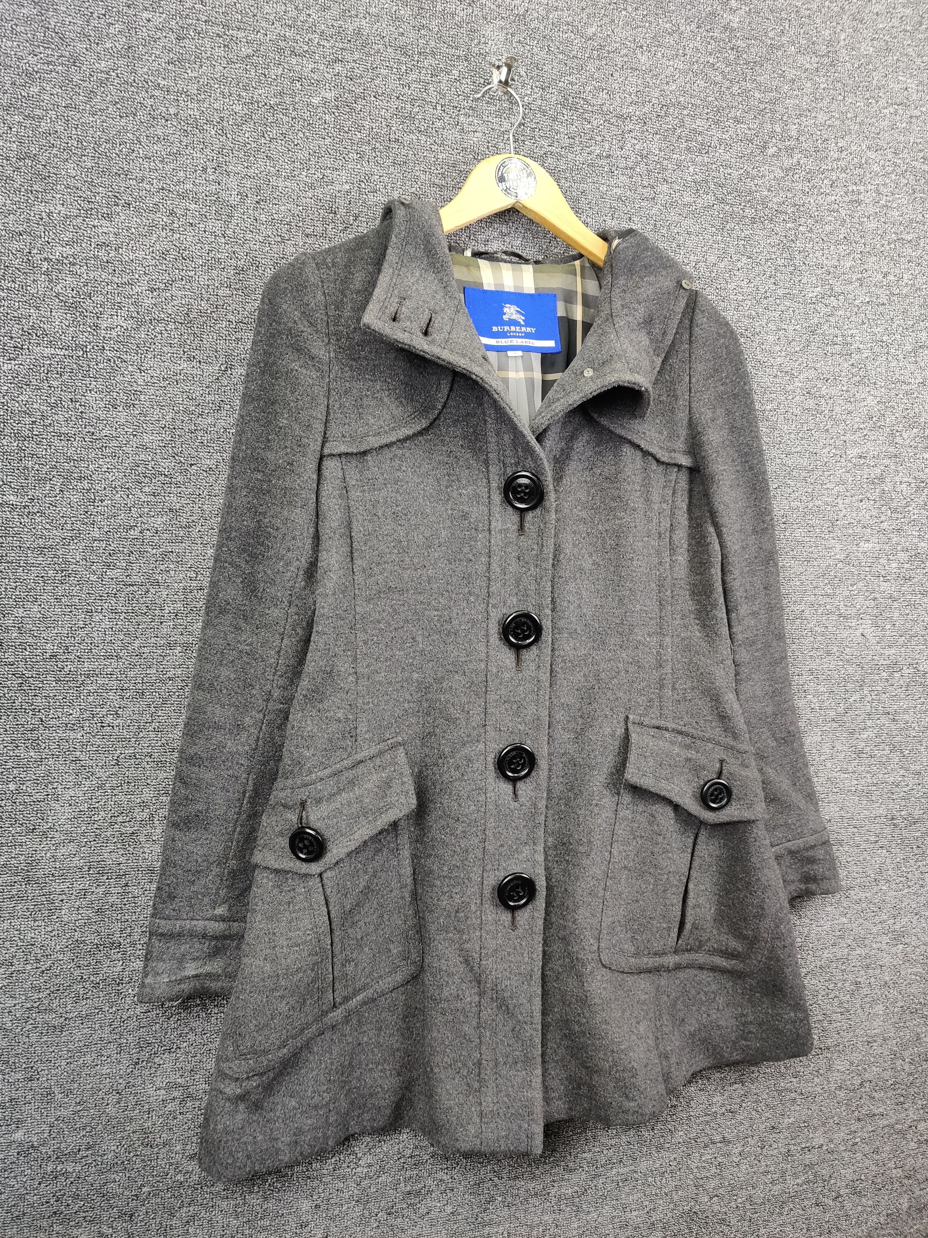 Burberry Burberry London Blue Label Brit Single Breasted Wool Coat Size S / US 4 / IT 40 - 5 Thumbnail