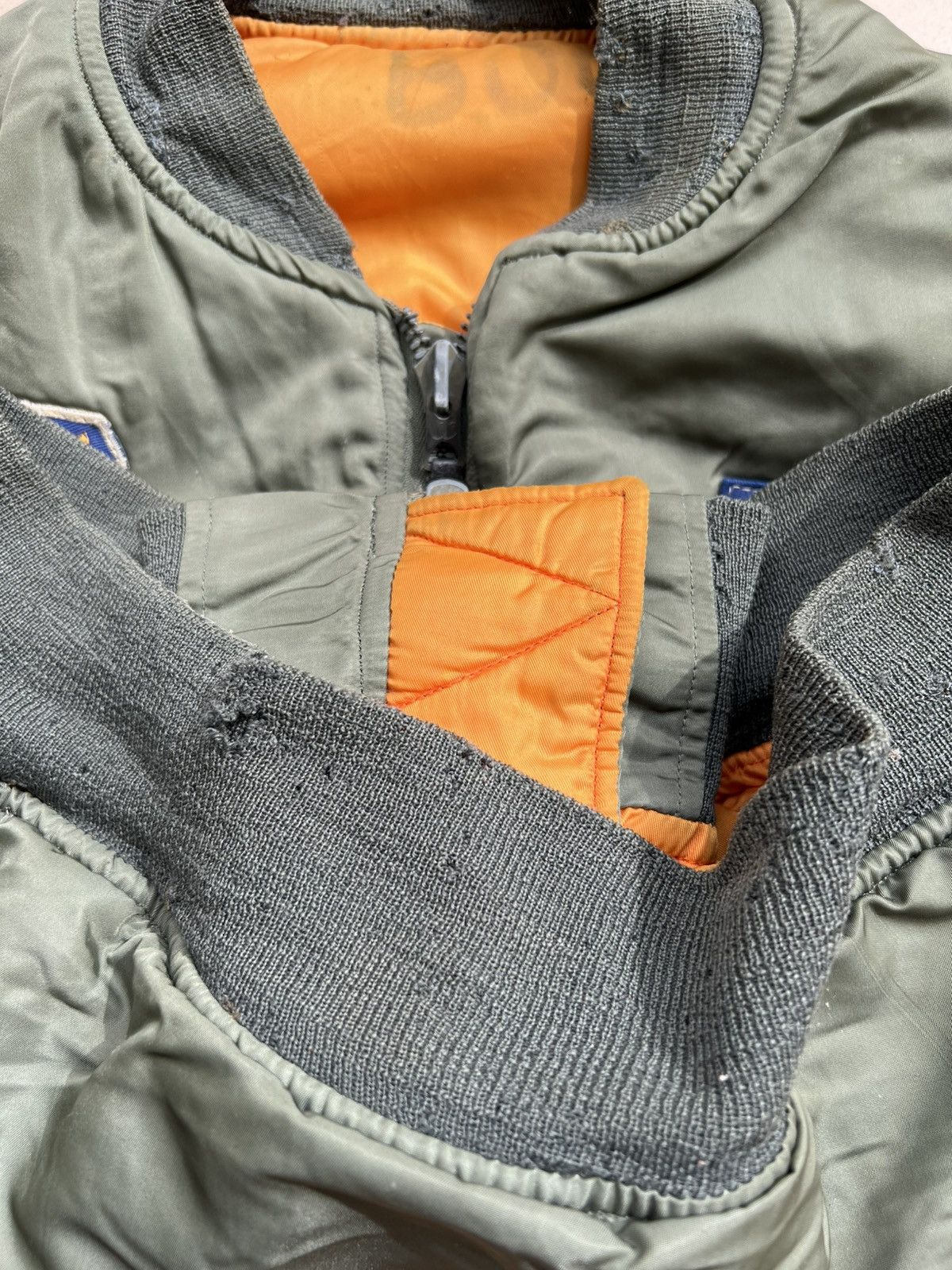 Alpha Industries VERY RARE VINTAGE JACKET FLIGHT BOMBER MA 1 ALPHA INDUSTRIES Size US L / EU 52-54 / 3 - 9 Thumbnail