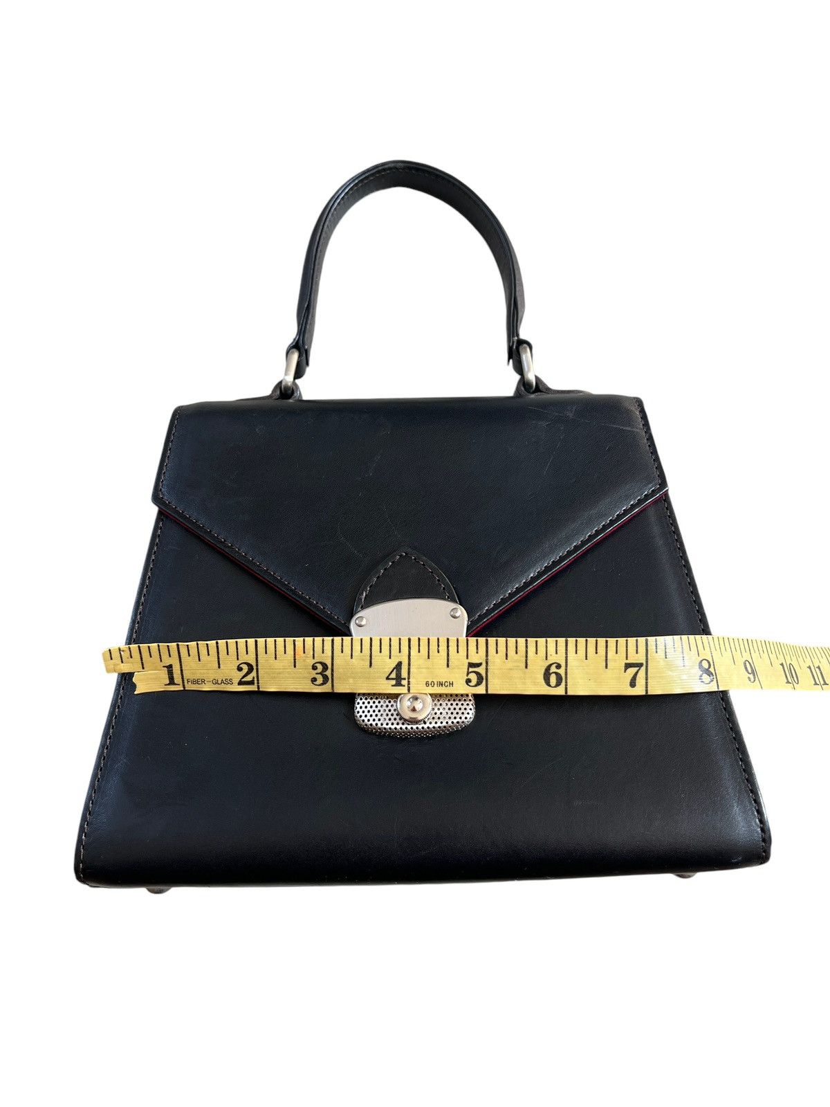 Jean Paul Gaultier 1980 Jean Paul Gaultier Leather Top Handle Bag Size ONE SIZE - 13 Thumbnail