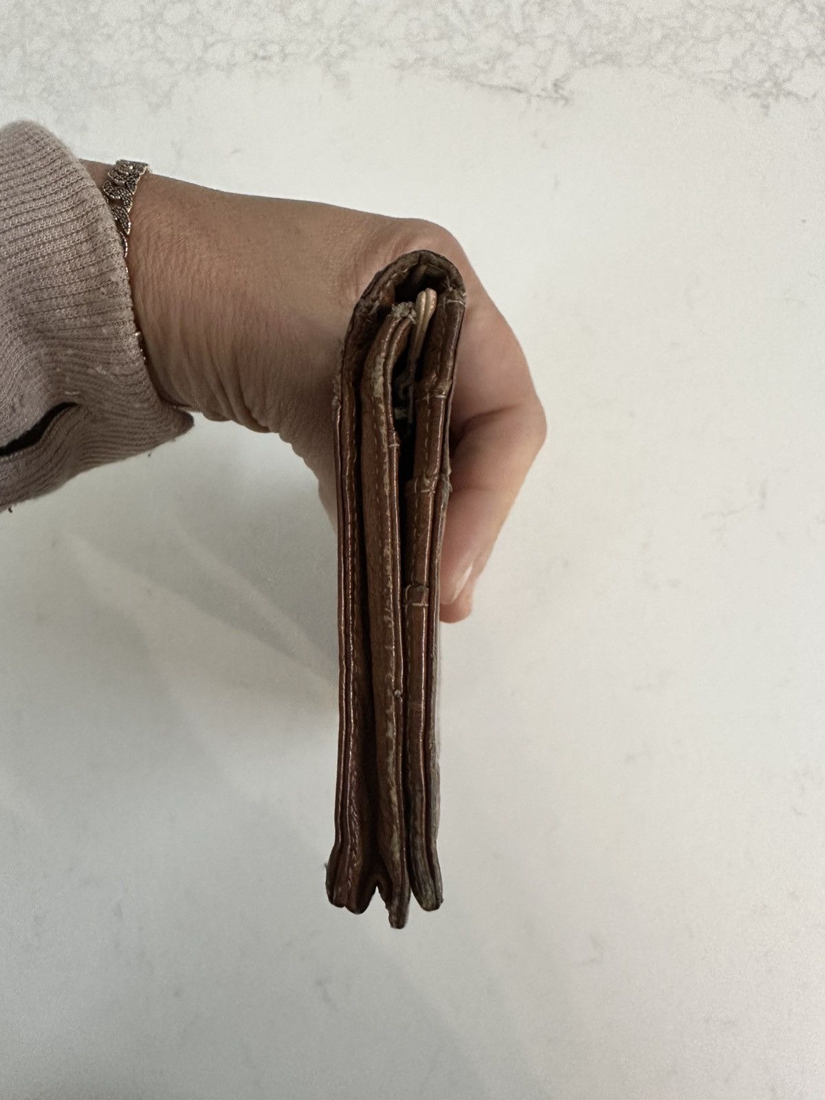 Other VINTAGE BROWN EEL SKIN LONG CHECKBOOK WALLET Size ONE SIZE - 8 Thumbnail
