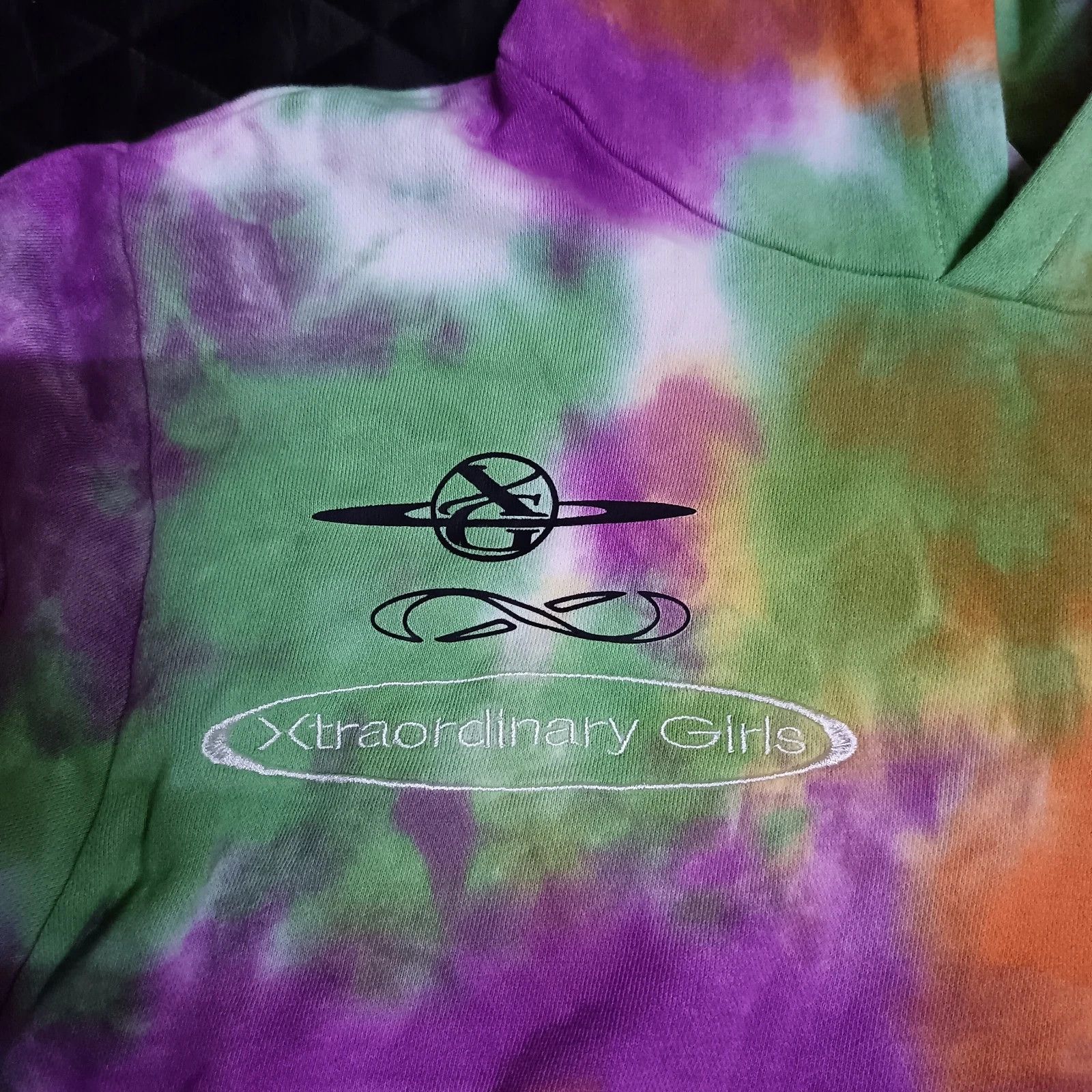 Other XG Tie-Dyed Cropped Hoodie XGALX Kpop Merch Size S / US 4 / IT 40 - 2 Thumbnail