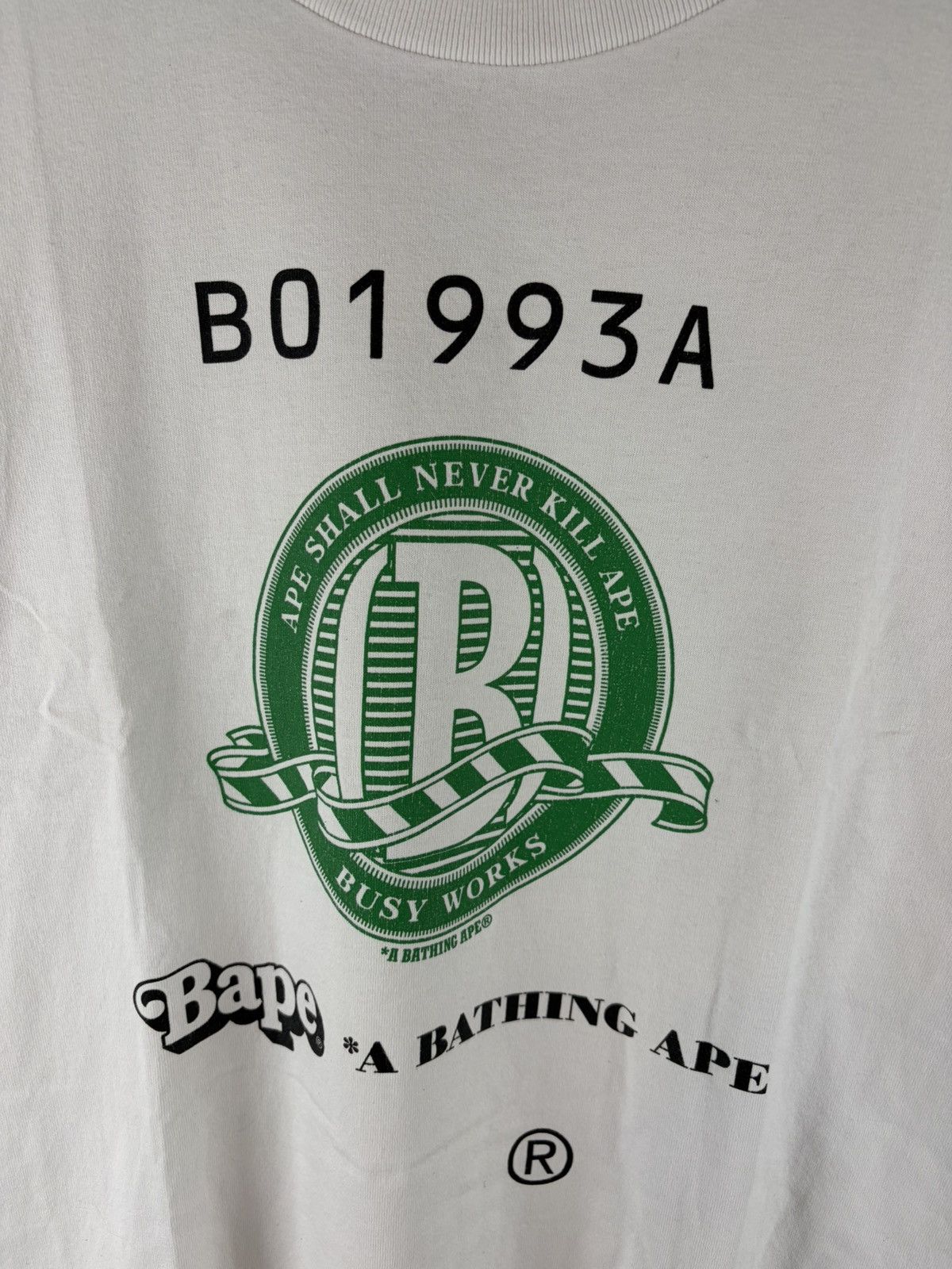 Bape Bape Logo Print Tee Size US L / EU 52-54 / 3 - 3 Thumbnail