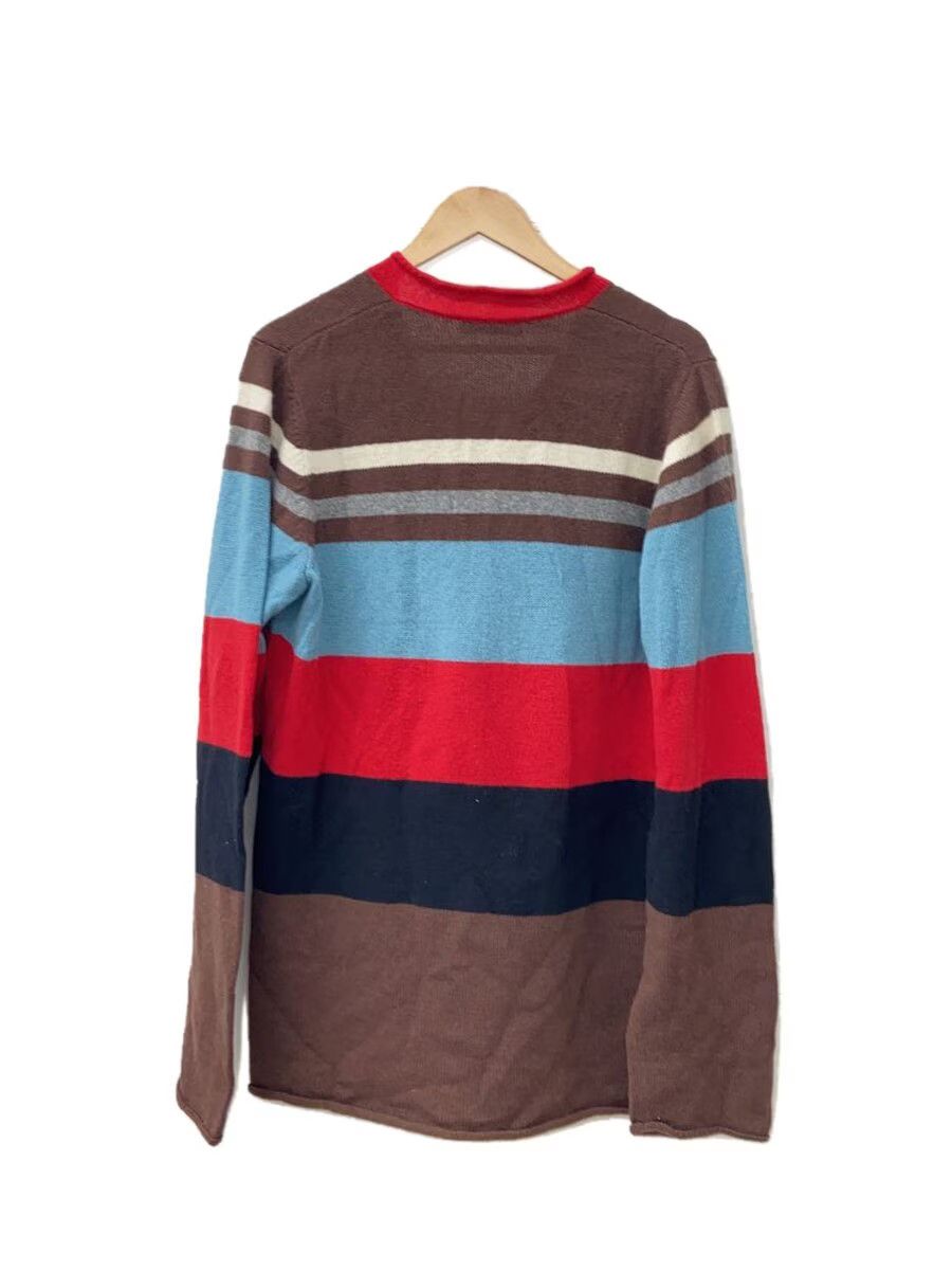 Undercover Striped Raw Seam Wool Knit Sweater Size US L / EU 52-54 / 3 - 2 Thumbnail