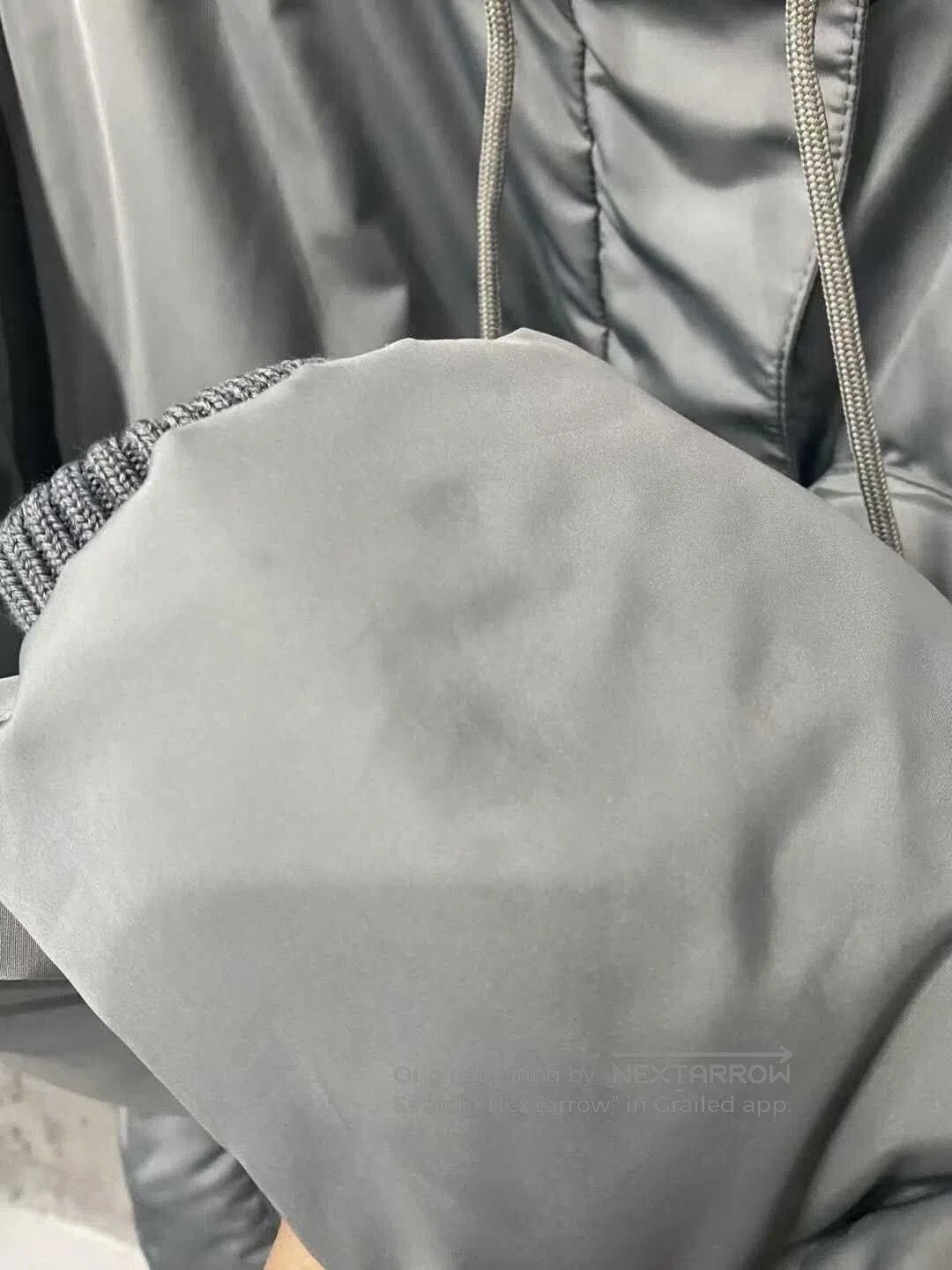 Miu Miu gray cotton zip-up jacket by Miu Miu. Size S / US 4 / IT 40 - 6 Thumbnail