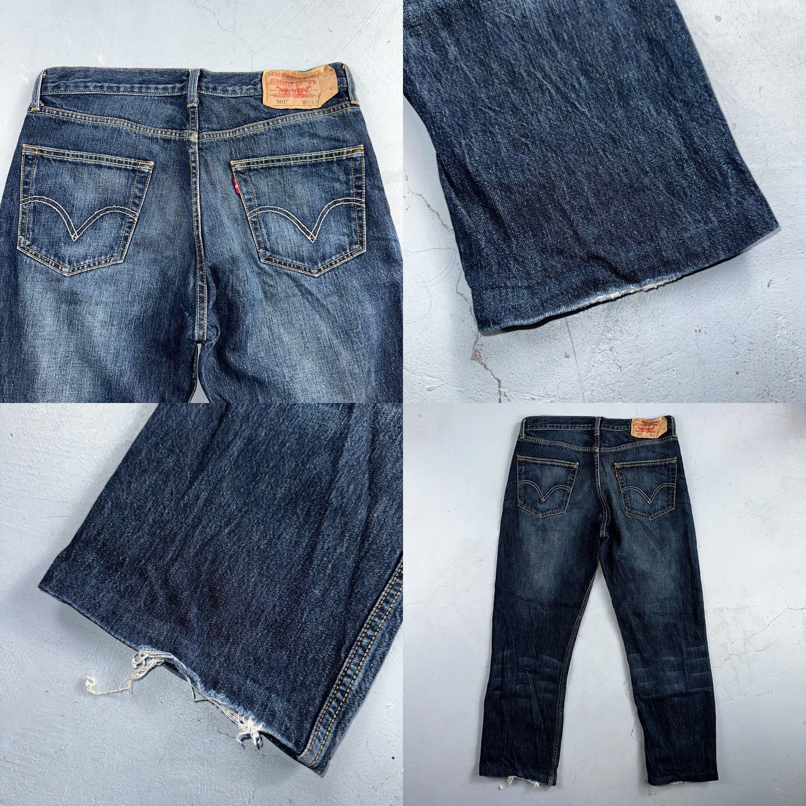 Levi's VINTAGE Levi's 501 Jeans Straight Men Blue 34x34 Inseam 34 Size 34 90s Style - Note: Must avoid extra words; also ensure within 200 chars. Size US 34 / EU 50 - 10 Thumbnail