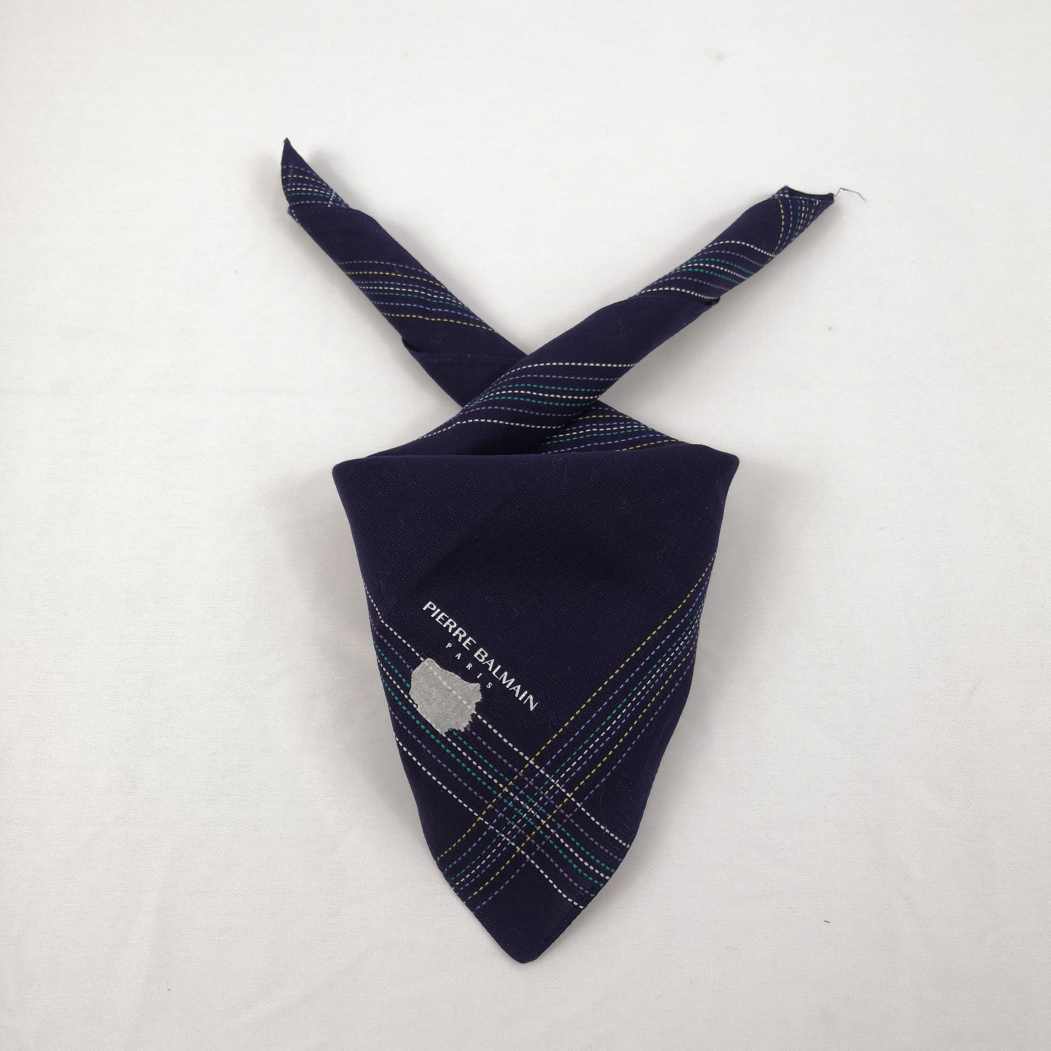 Japanese Brand NWT Vintage Pierre Balmain Handkerchief Neckerchief Bandana Size ONE SIZE - 1 Thumbnail