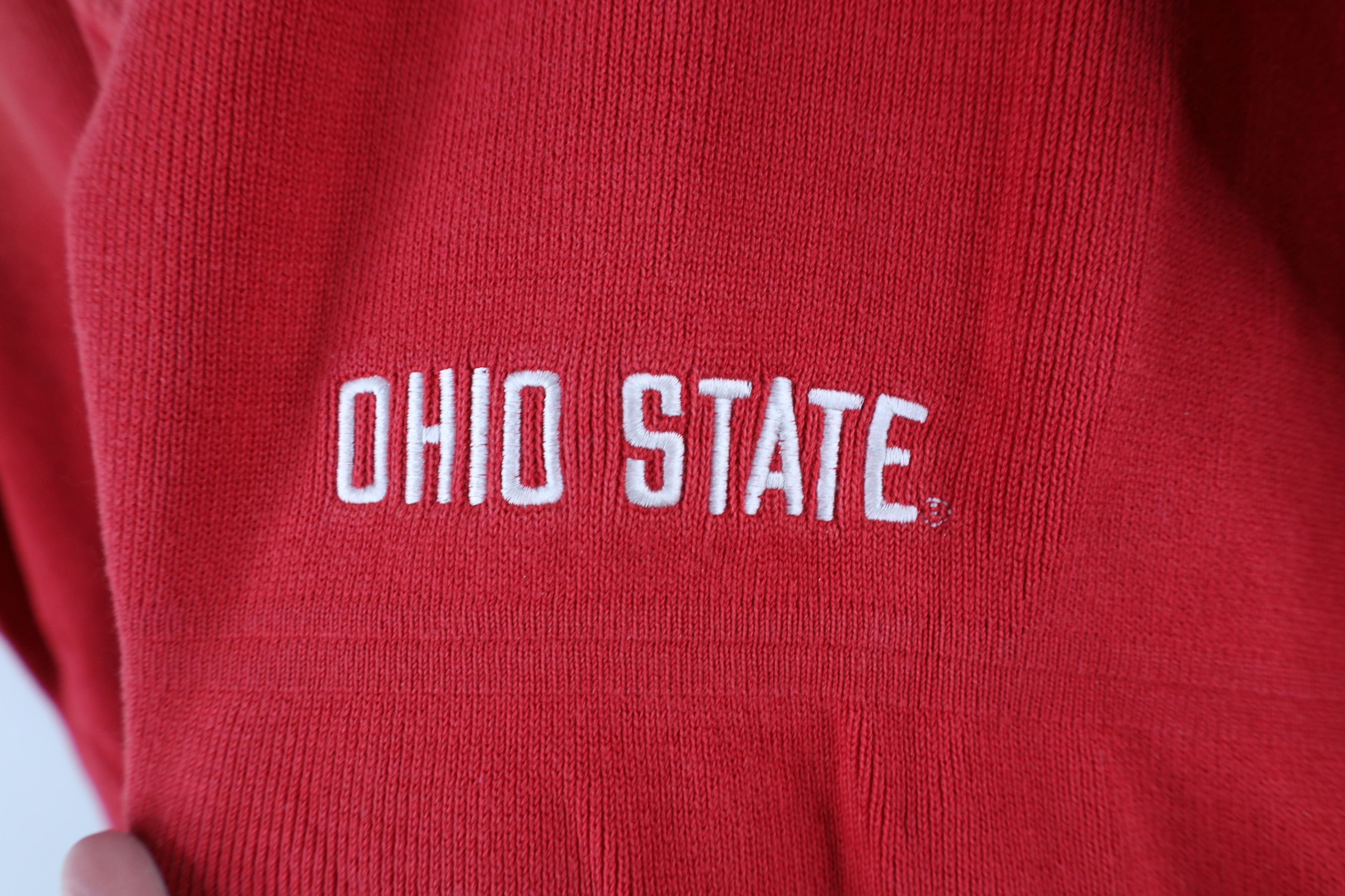 Nike × Vintage Vintage Nike Mini Swoosh Ohio State University Sweater Vest Size US XXL / EU 58 / 5 - 4 Thumbnail