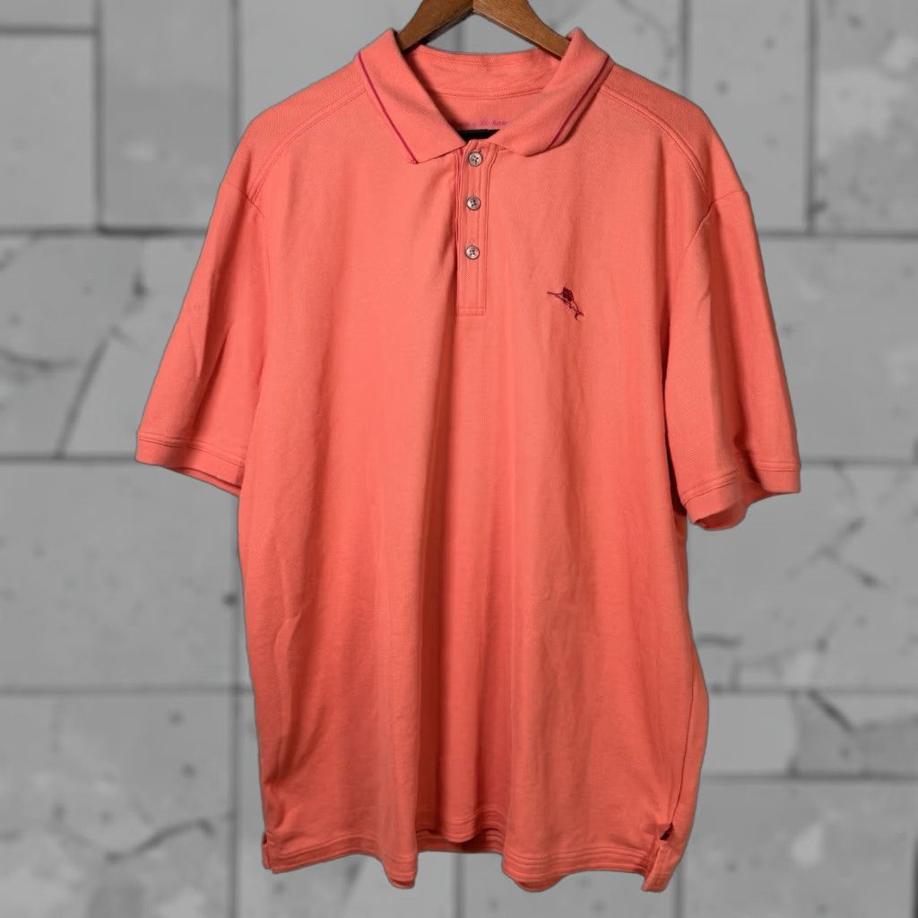 Tommy Bahama VINTAGE Tommy Bahama IslandZone Supima Pink Polo Shirt Mens 2XL Pink Polo Shirt Mens 2XL Mens Polo Shirt Pink Size US XXL / EU 58 / 5 - 1 Thumbnail