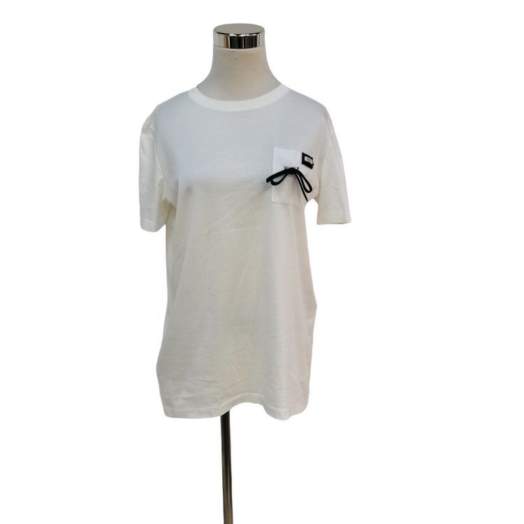 Prada Prada Logo Pocket Bow T-Shirt Size S Size S / US 4 / IT 40 - 1 Thumbnail